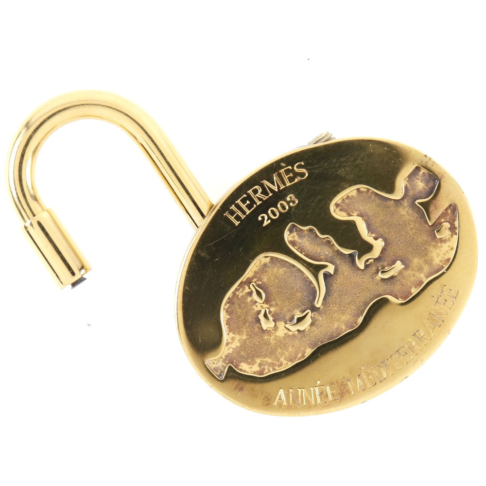 HERMES Cadena Plated Gold gold Mediterranean 2003 ANNEE MEDITERRANEE Women(Unisex) Used
