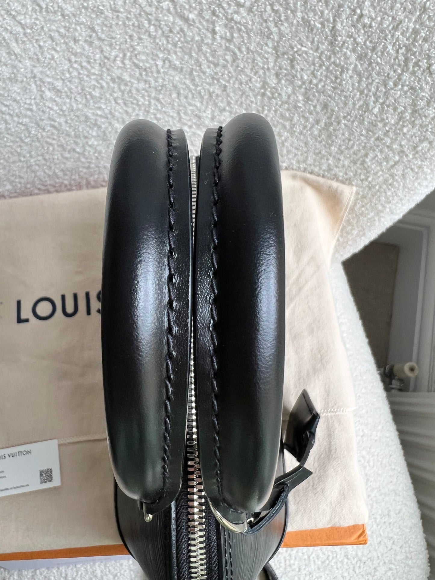 Louis Vuitton Alma BB Black Epi