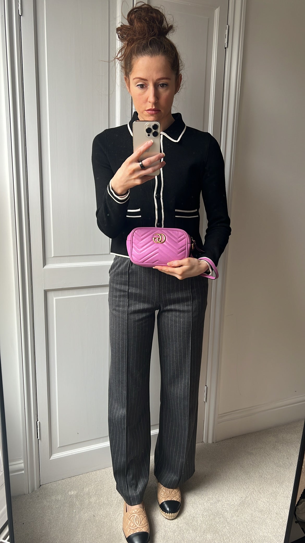 Gucci GG Pink Marmont Clutch