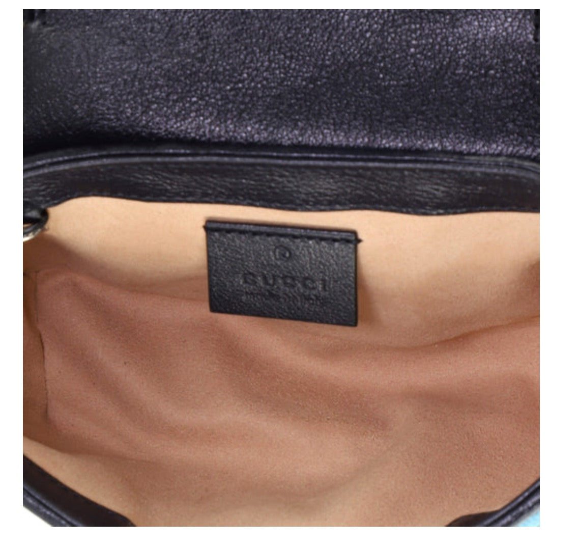 Gucci GG Marmont Mini Bag in Blue
