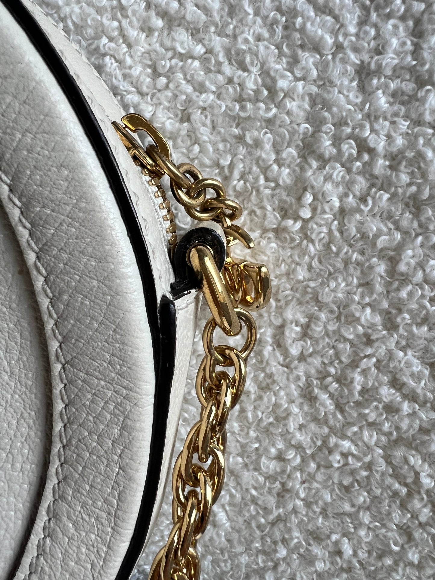 Gucci GG Round White Ophidia Small Shoulder Bag