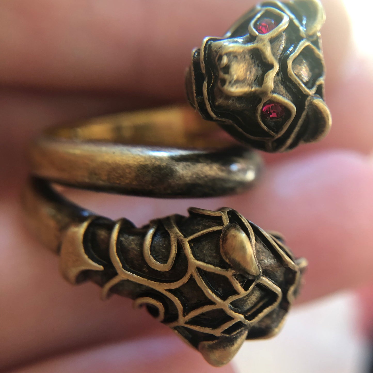Gucci Double Feline Wrap Ring