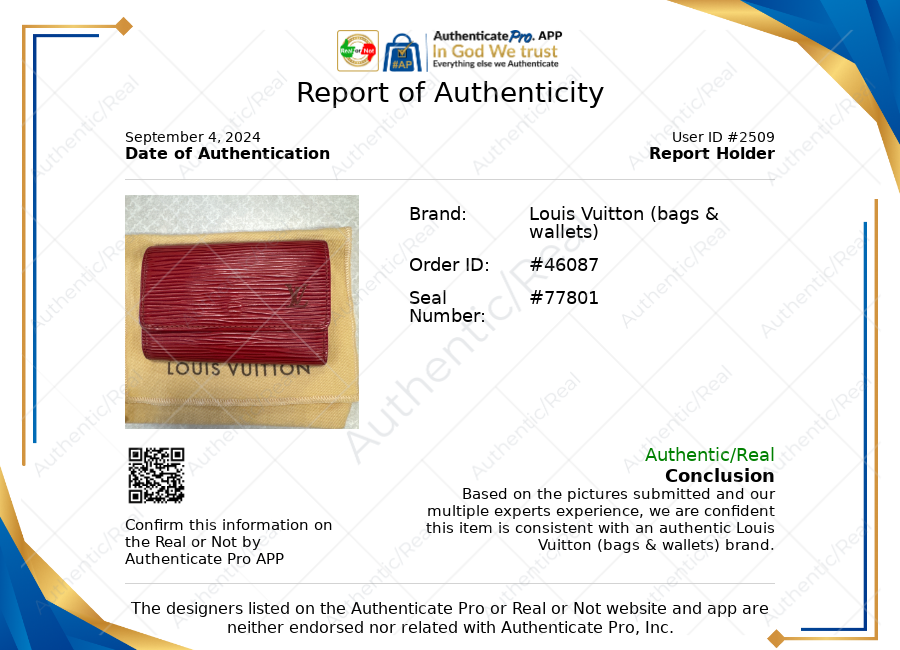 Epi 6 Key Holder Luxury Designer By Louis Vuitton