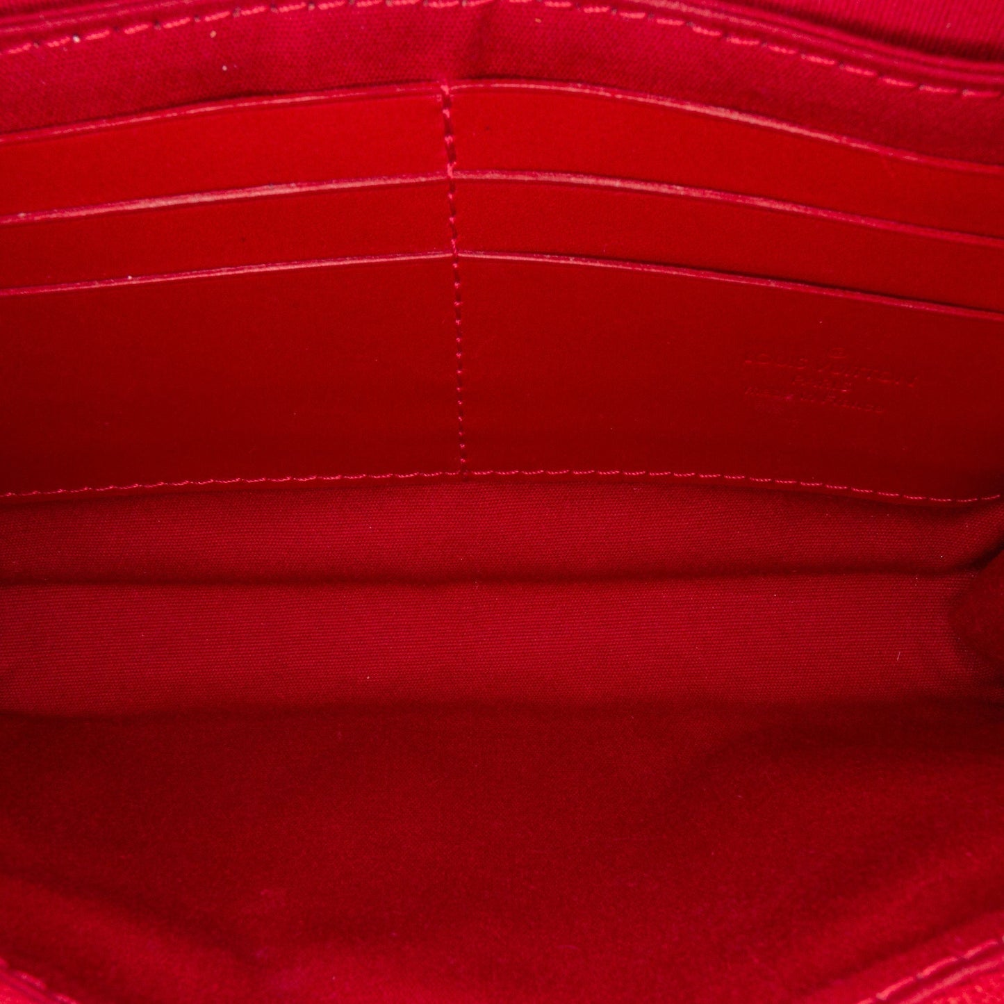 Louis Vuitton Bel Air Pochette Red Monogram Vernis