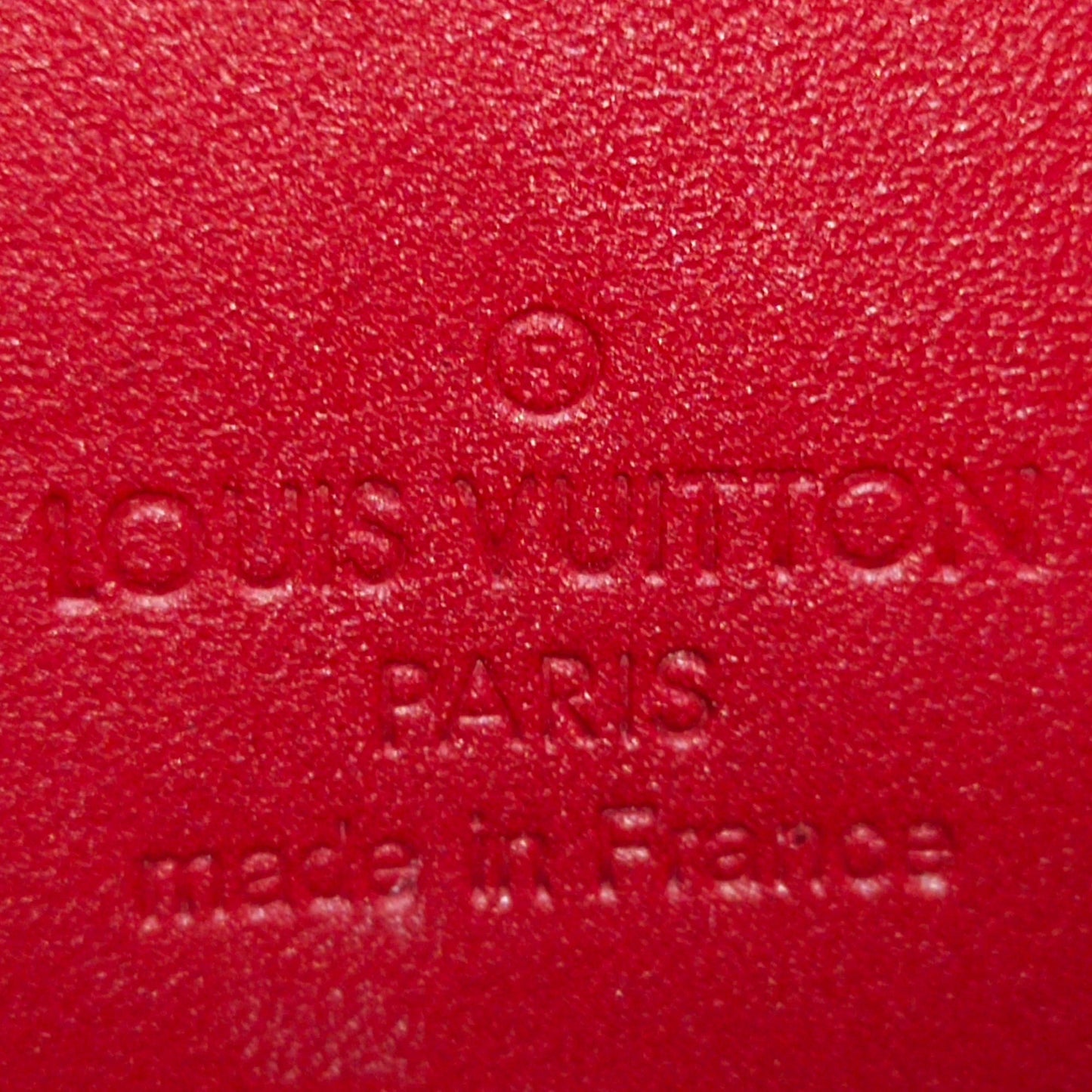 Louis Vuitton Bel Air Pochette Red Monogram Vernis