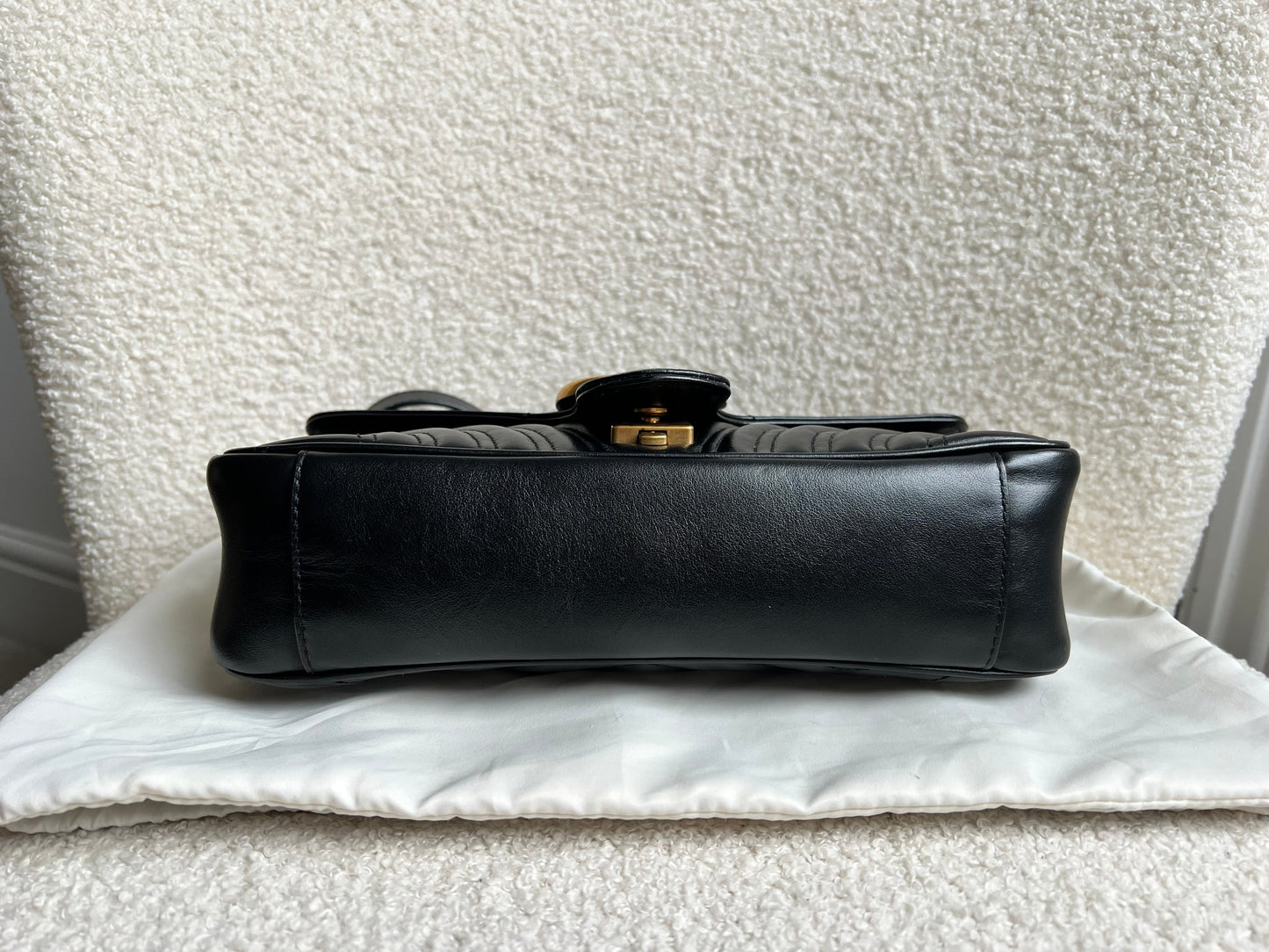 Gucci GG Black Marmont Small Shoulder Bag (RRP £2070)