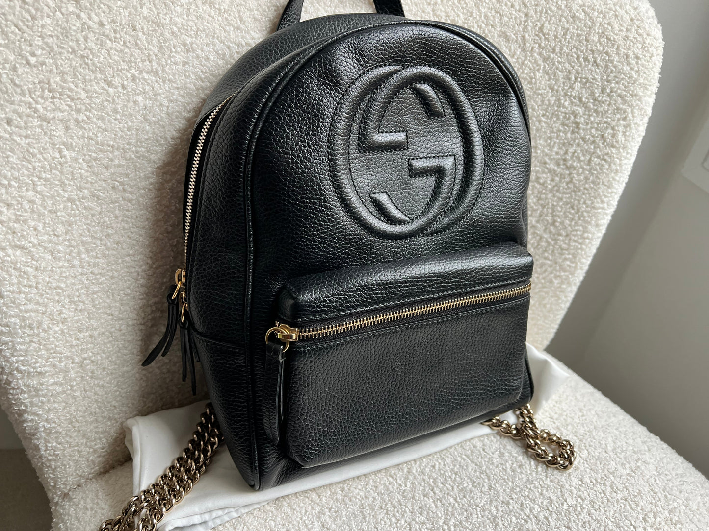 Gucci GG Black Soho Backpack