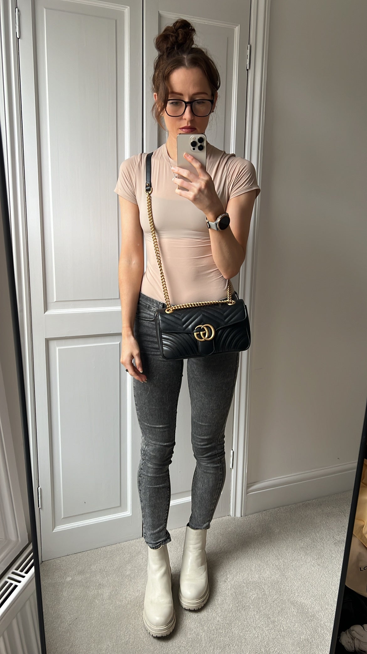 Gucci GG Green Marmont Small Shoulder Bag (RRP £2070)
