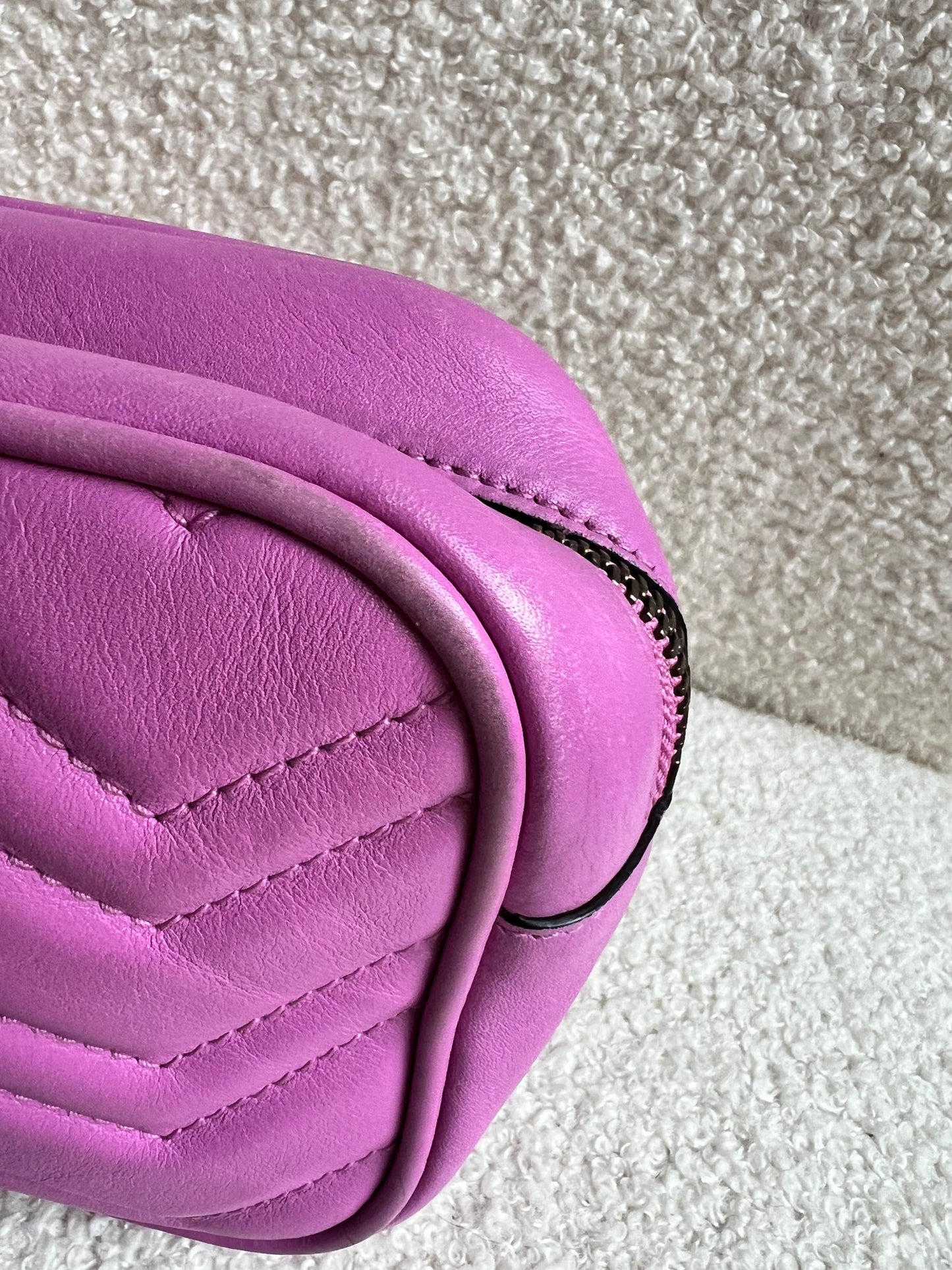 Gucci GG Pink Marmont Clutch