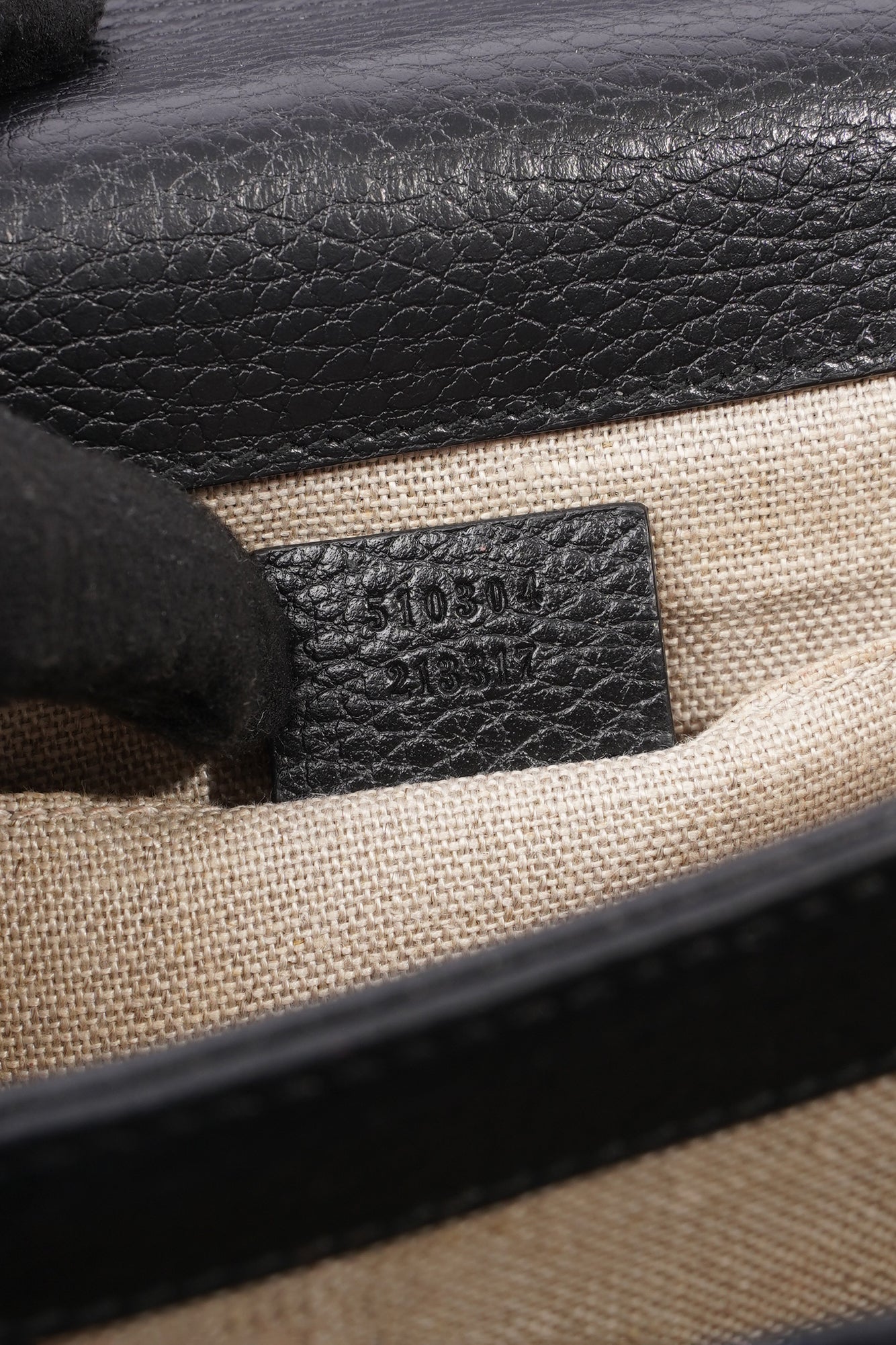 Gucci Interlocking Bag Black Leather Small