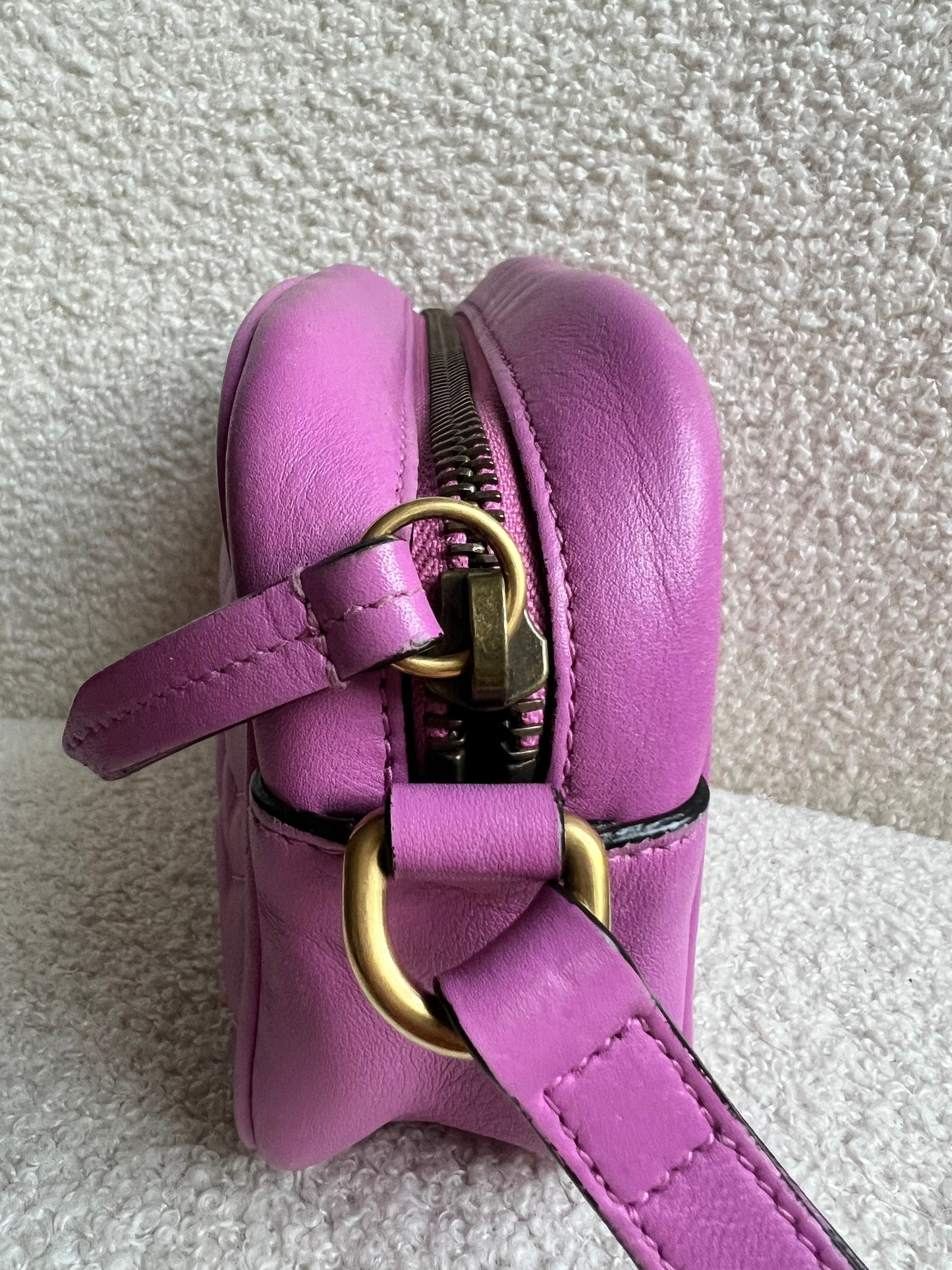 Gucci GG Pink Marmont Clutch