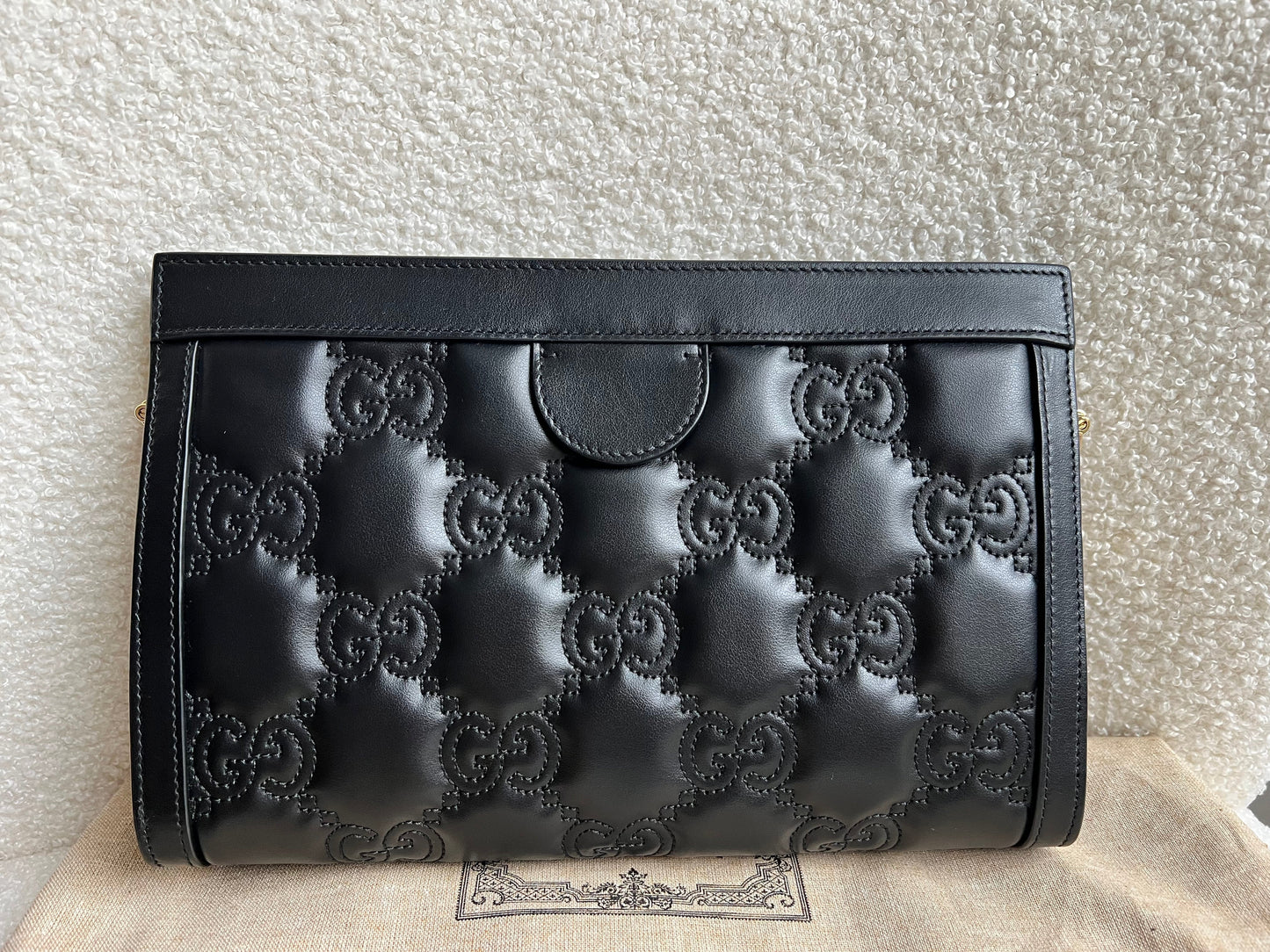 Gucci GG Matelasse Black Shoulder Bag (RRP £2230)