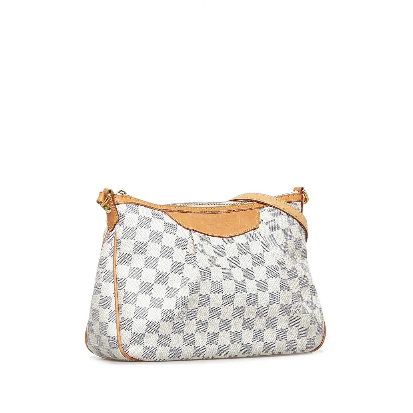 LOUIS VUITTON Damier Azur Siracusa PM Crossbody Bag