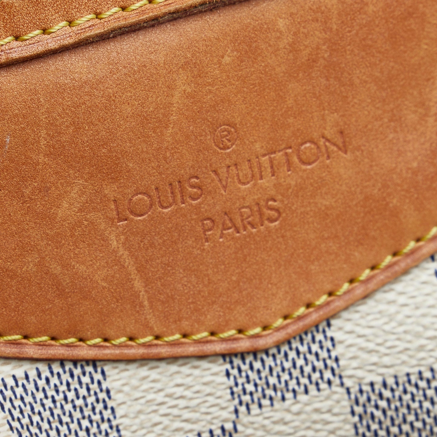 LOUIS VUITTON Damier Azur Siracusa PM Crossbody Bag