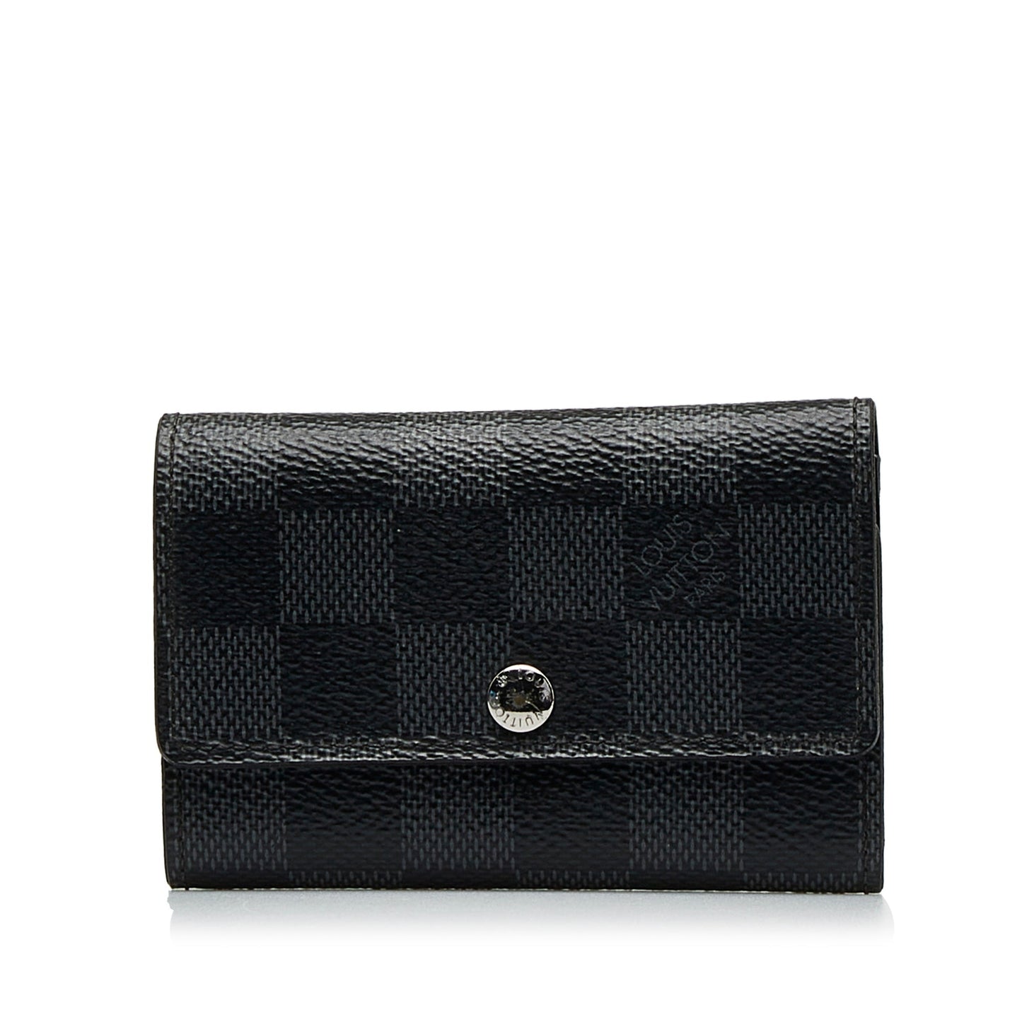 LOUIS VUITTON Damier Graphite 6 Key Holder