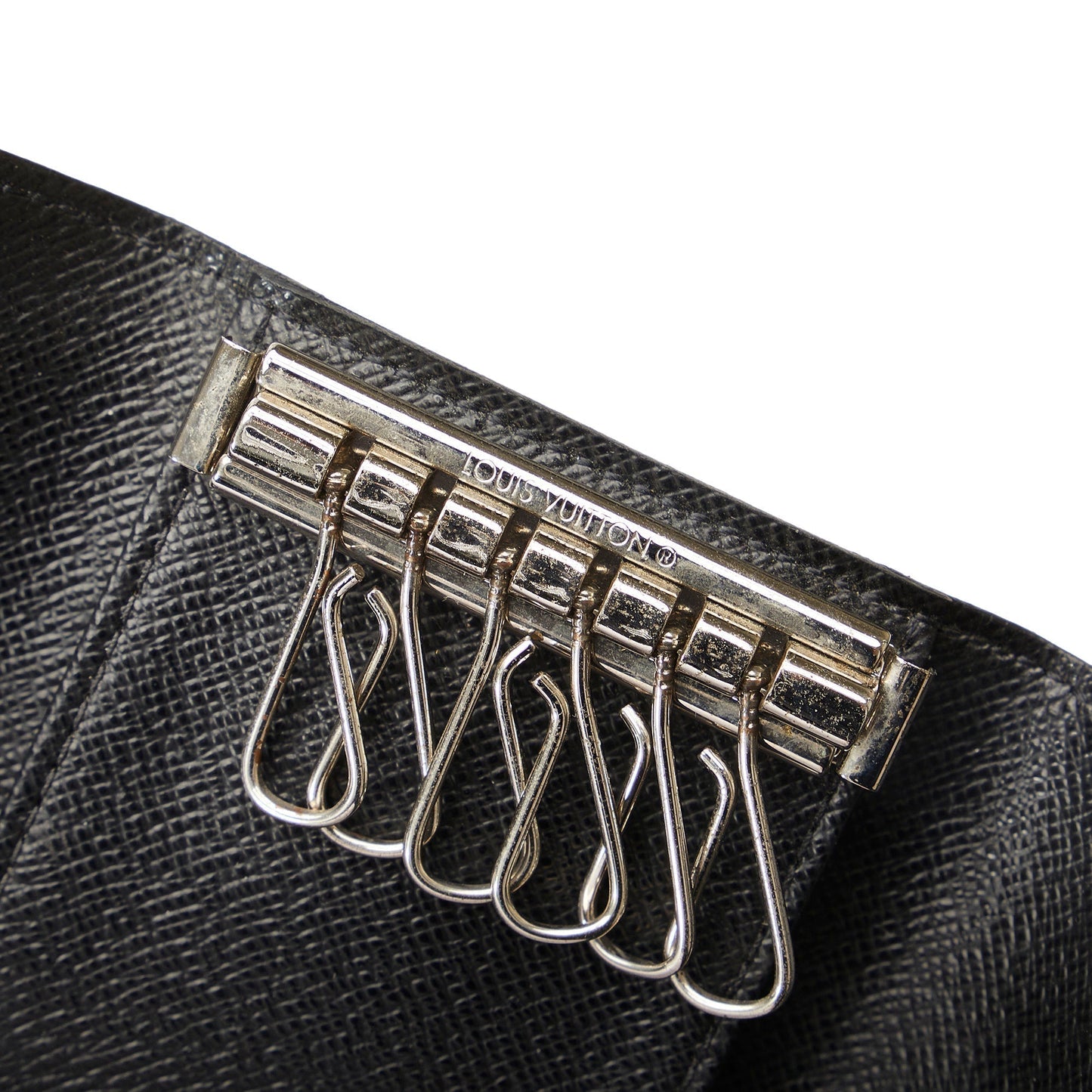 LOUIS VUITTON Damier Graphite 6 Key Holder