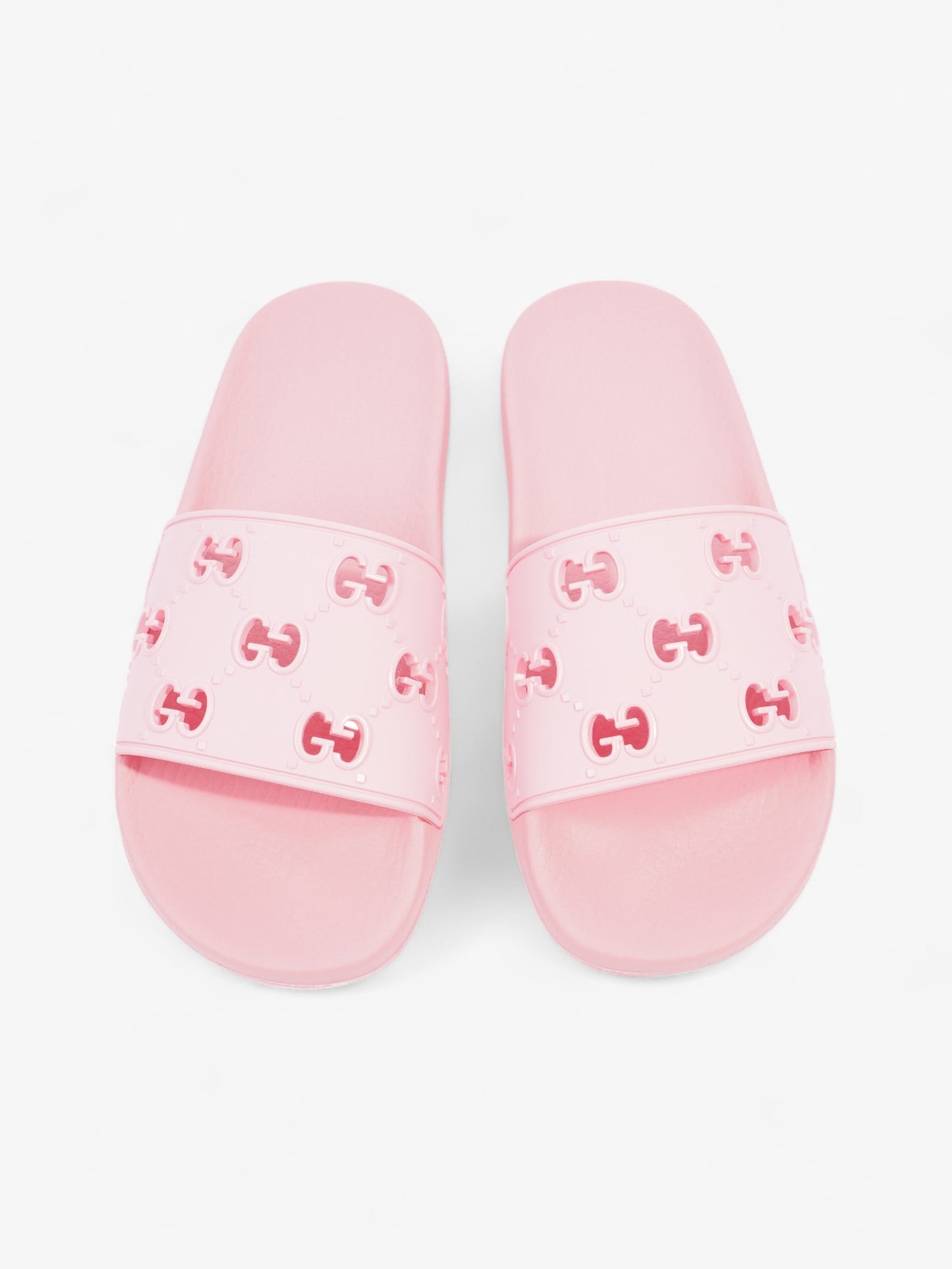 Gucci GG Slides Pink Rubber EU 38 UK 5