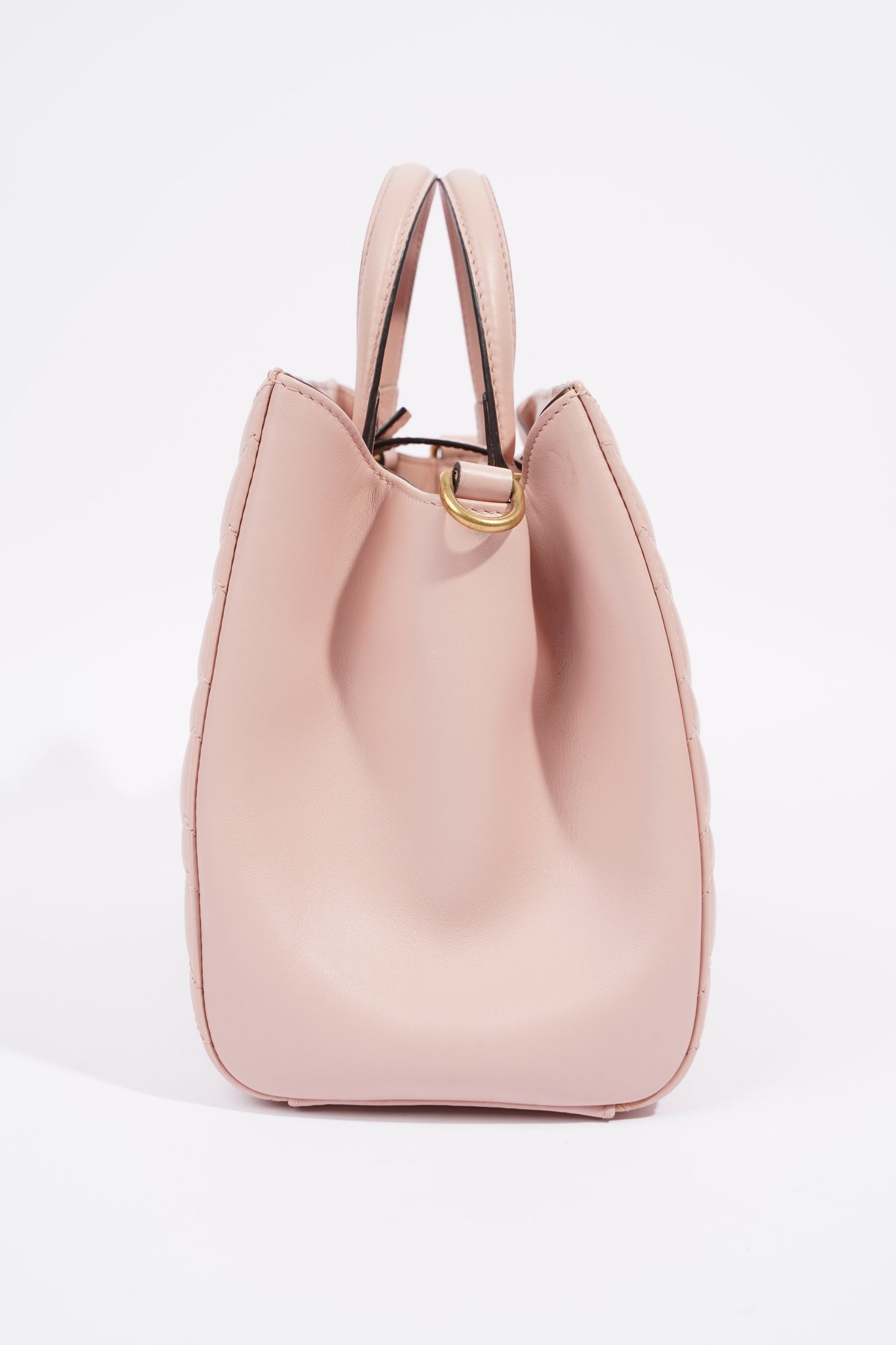 Gucci Marmont Handbag Pink Matelasse Leather