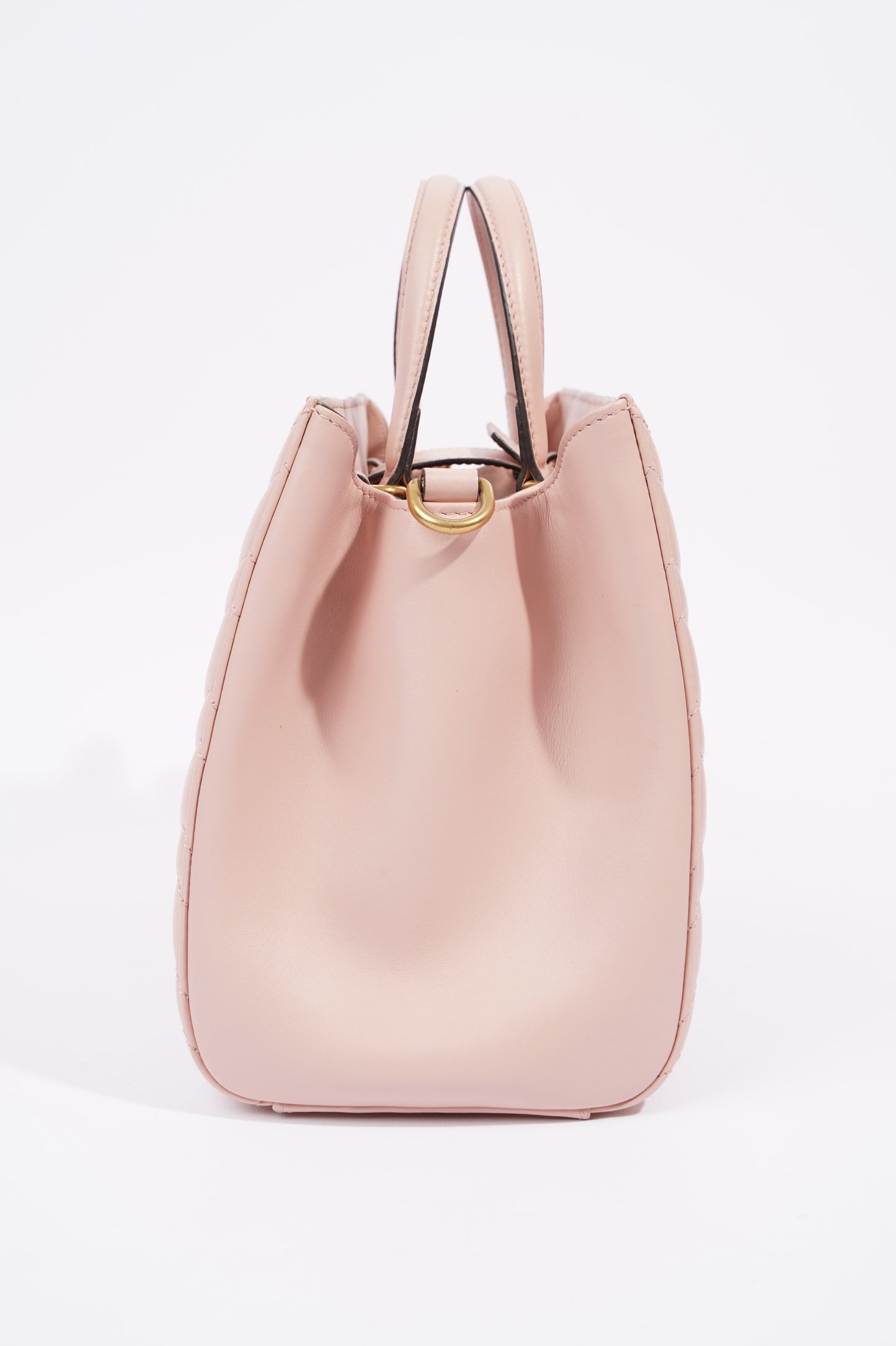 Gucci Marmont Handbag Pink Matelasse Leather
