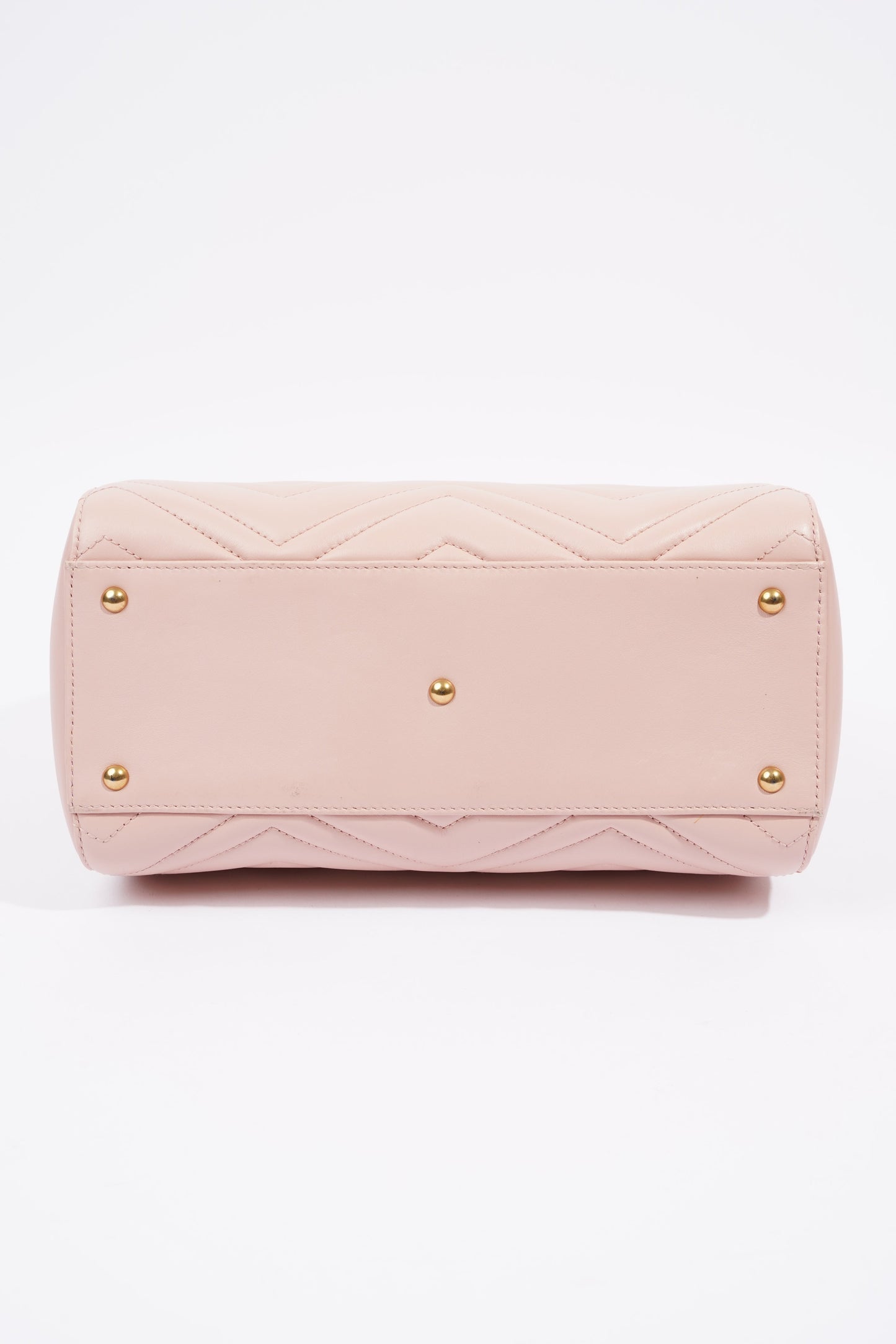 Gucci Marmont Handbag Pink Matelasse Leather