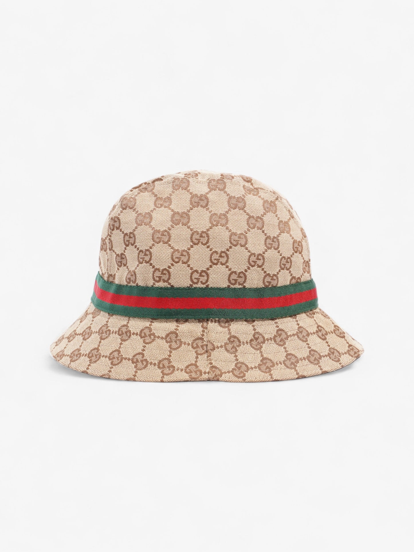 Gucci Original GG Fedora GG Supreme / Red / Green Nylon Large