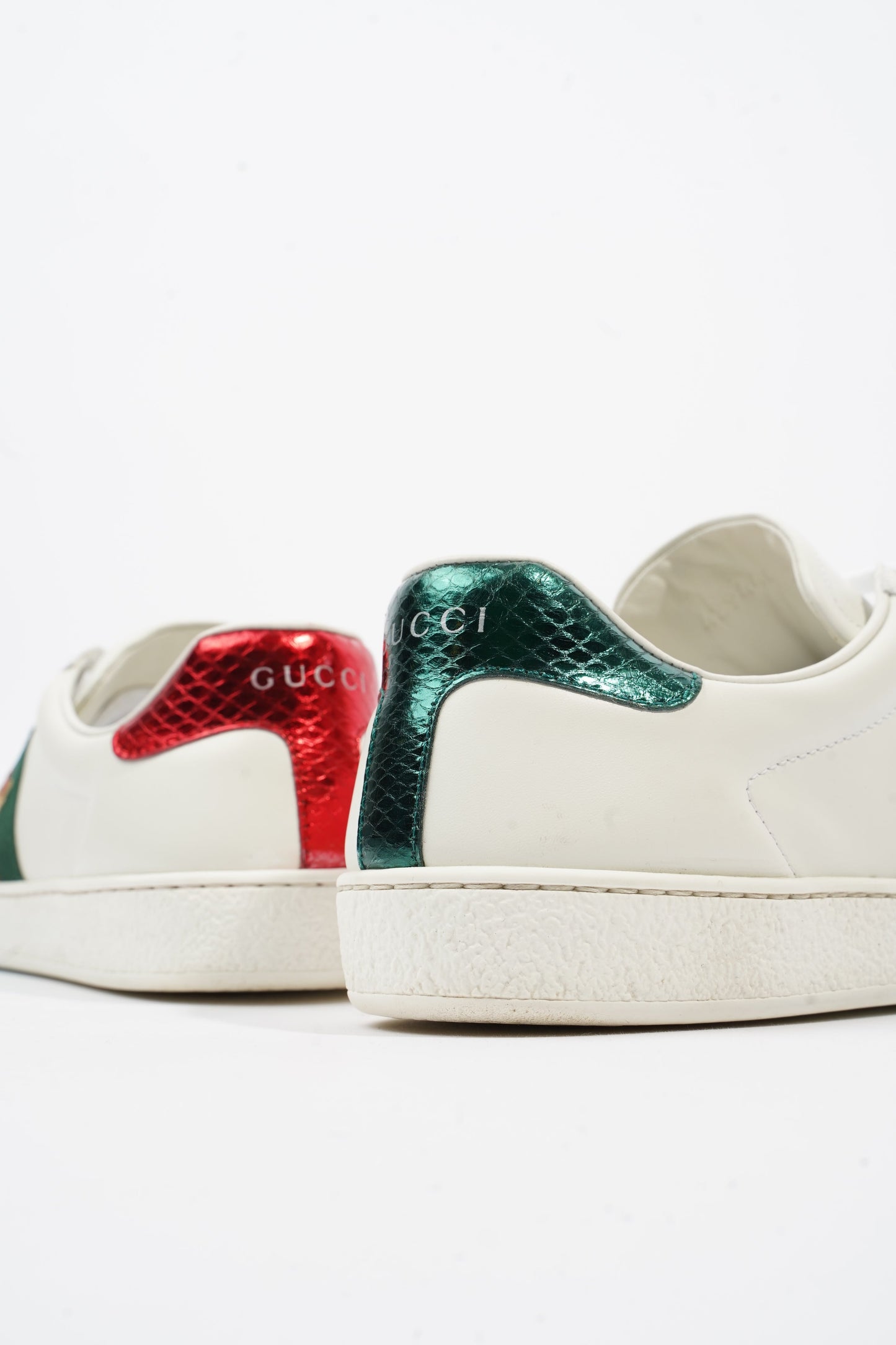 Gucci Ace White / Green / Red Leather EU 39 UK 5