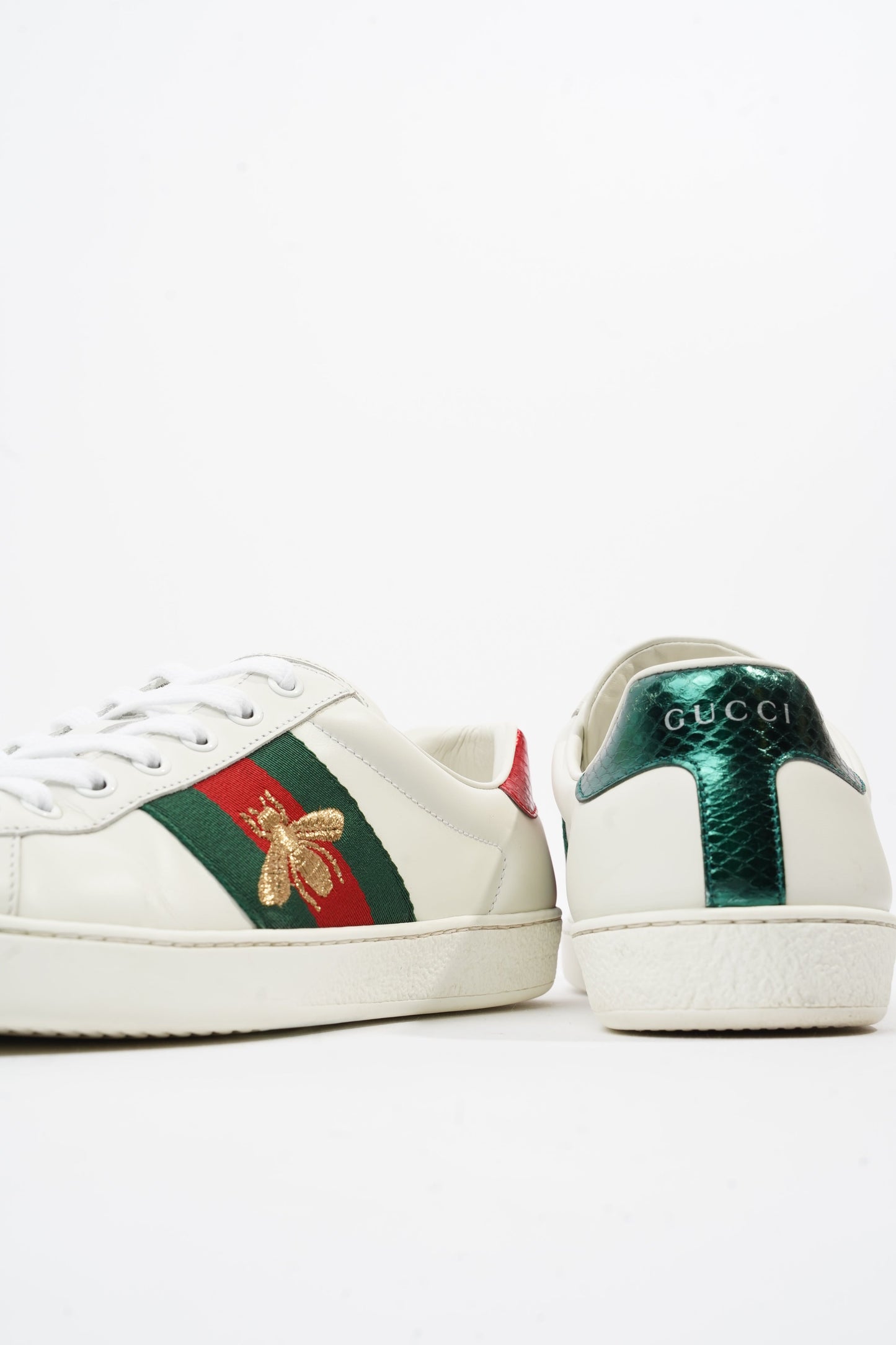 Gucci Ace White / Green / Red Leather EU 39 UK 5