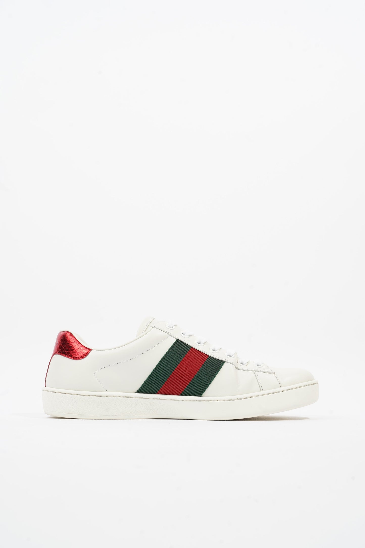 Gucci Ace White / Green / Red Leather EU 39 UK 5