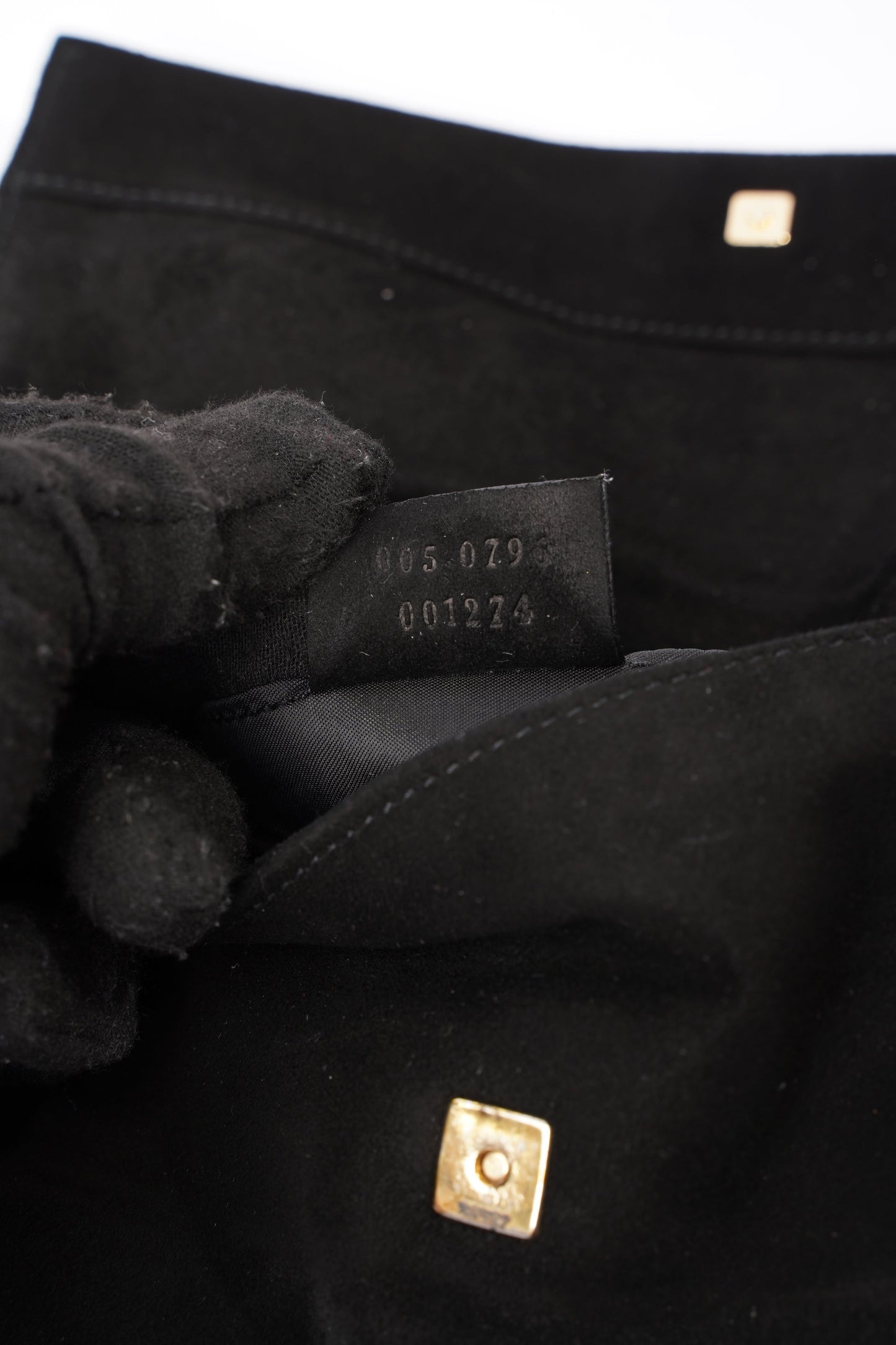 Gucci Flap Chain Black Velvet