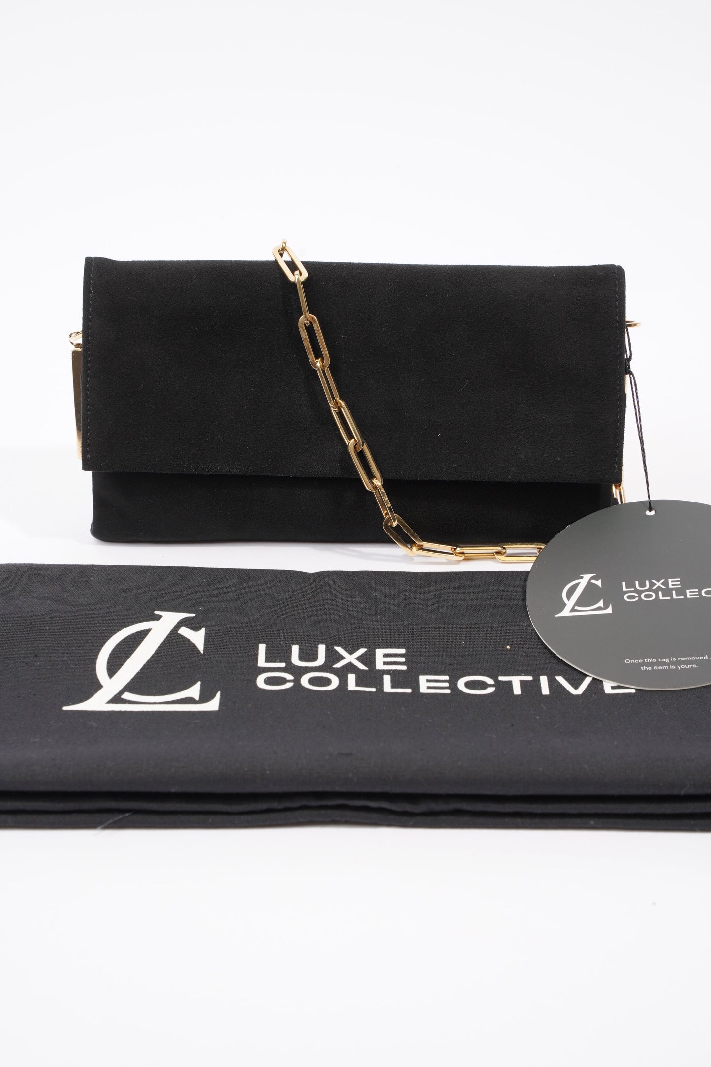 Gucci Flap Chain Black Velvet