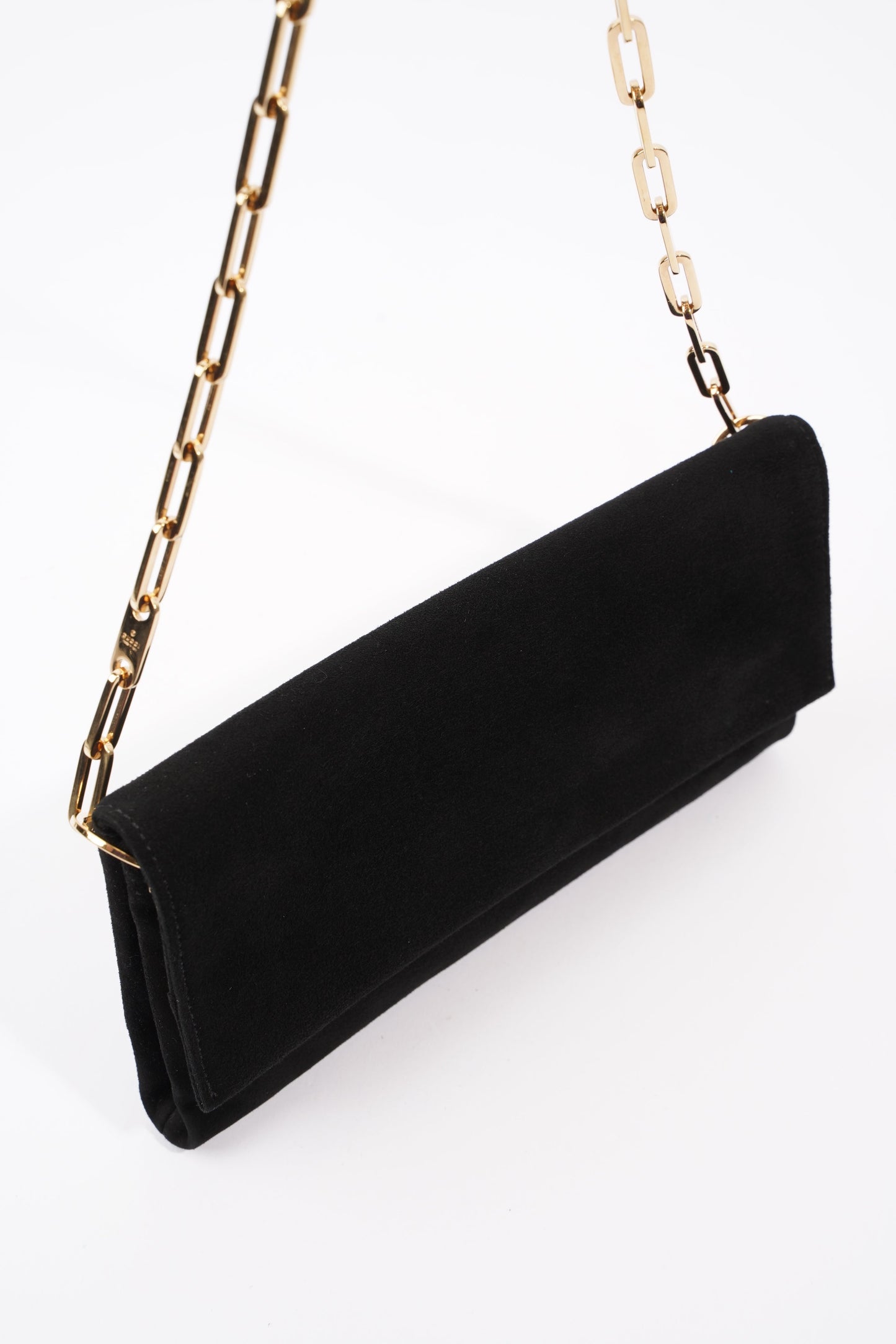 Gucci Flap Chain Black Velvet
