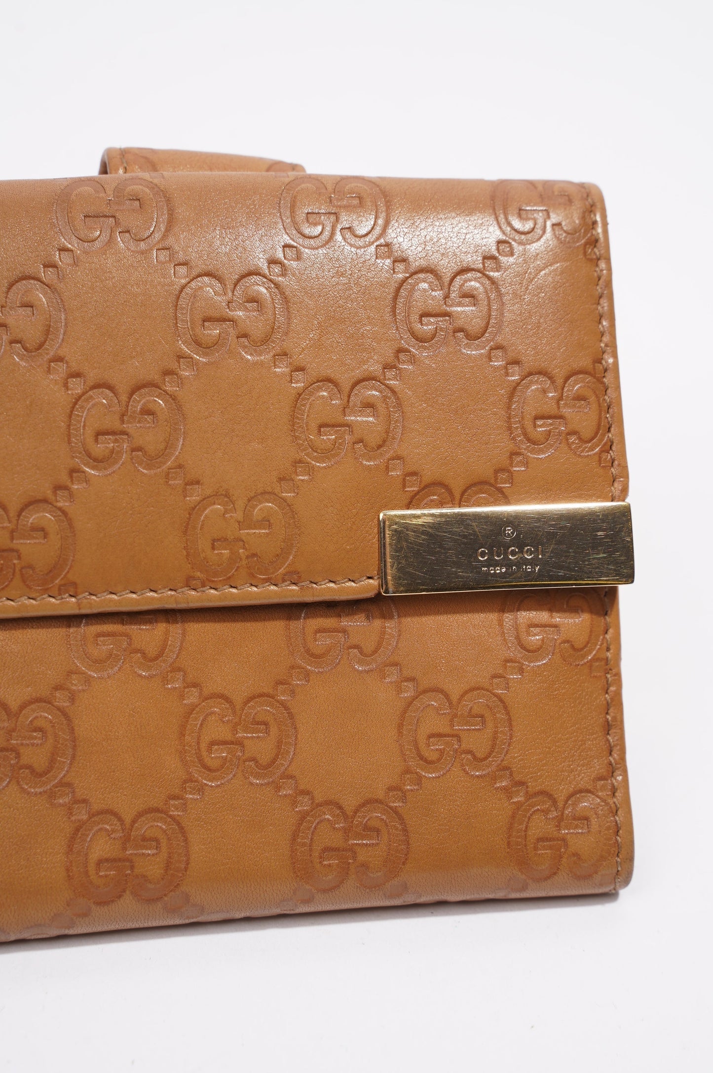 Gucci Wallet Brown Guccissima Leather