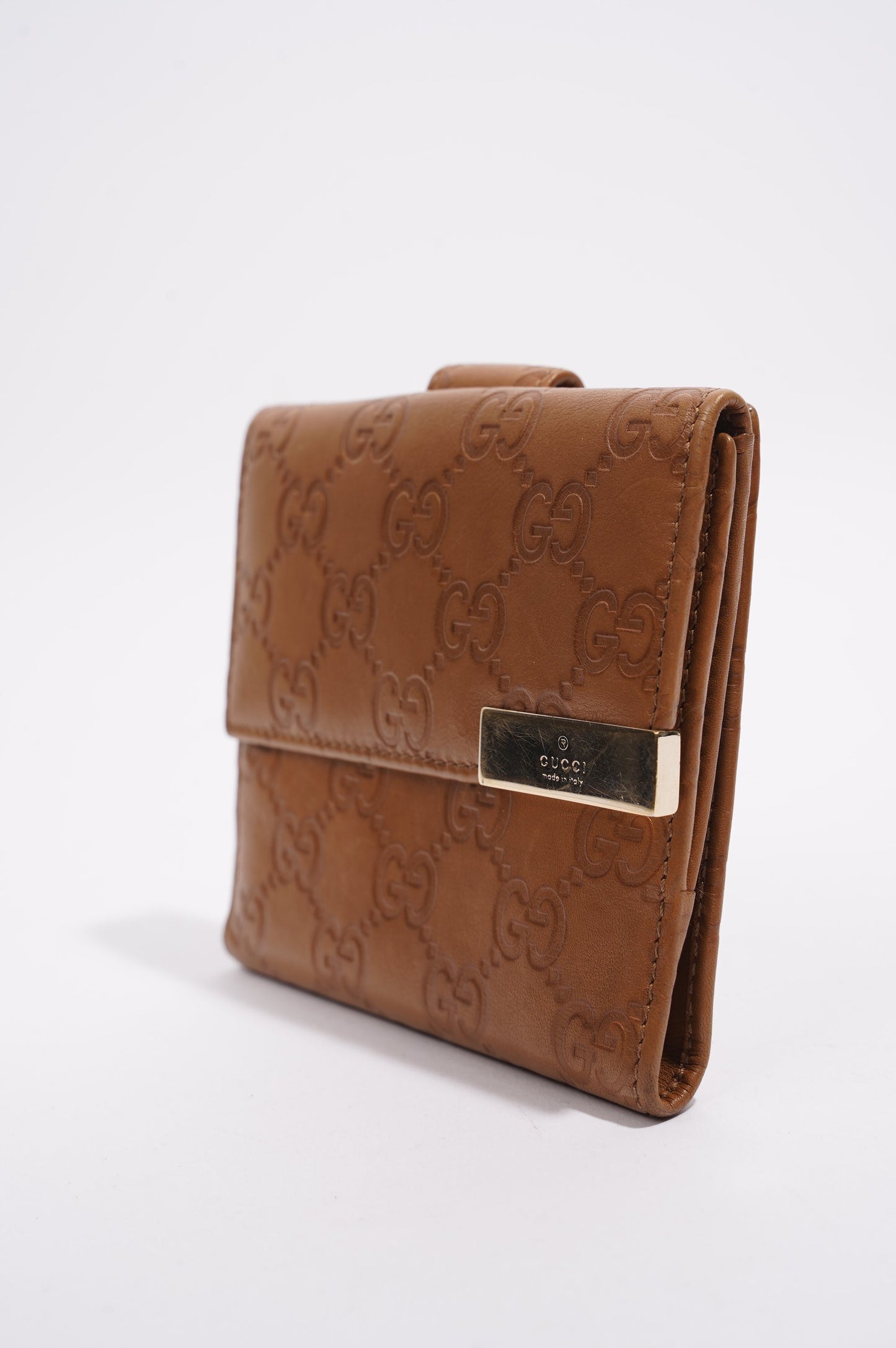 Gucci Wallet Brown Guccissima Leather