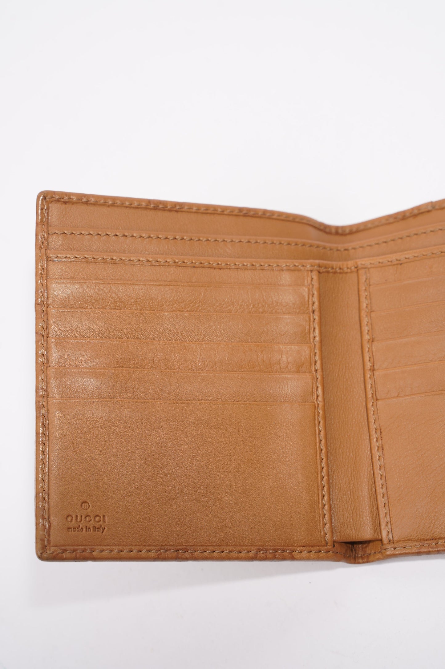Gucci Wallet Brown Guccissima Leather
