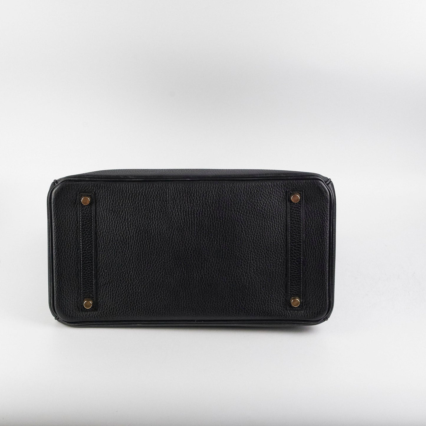 Hermes Birkin 35 Ardennes Black GHW - C Square Stamp