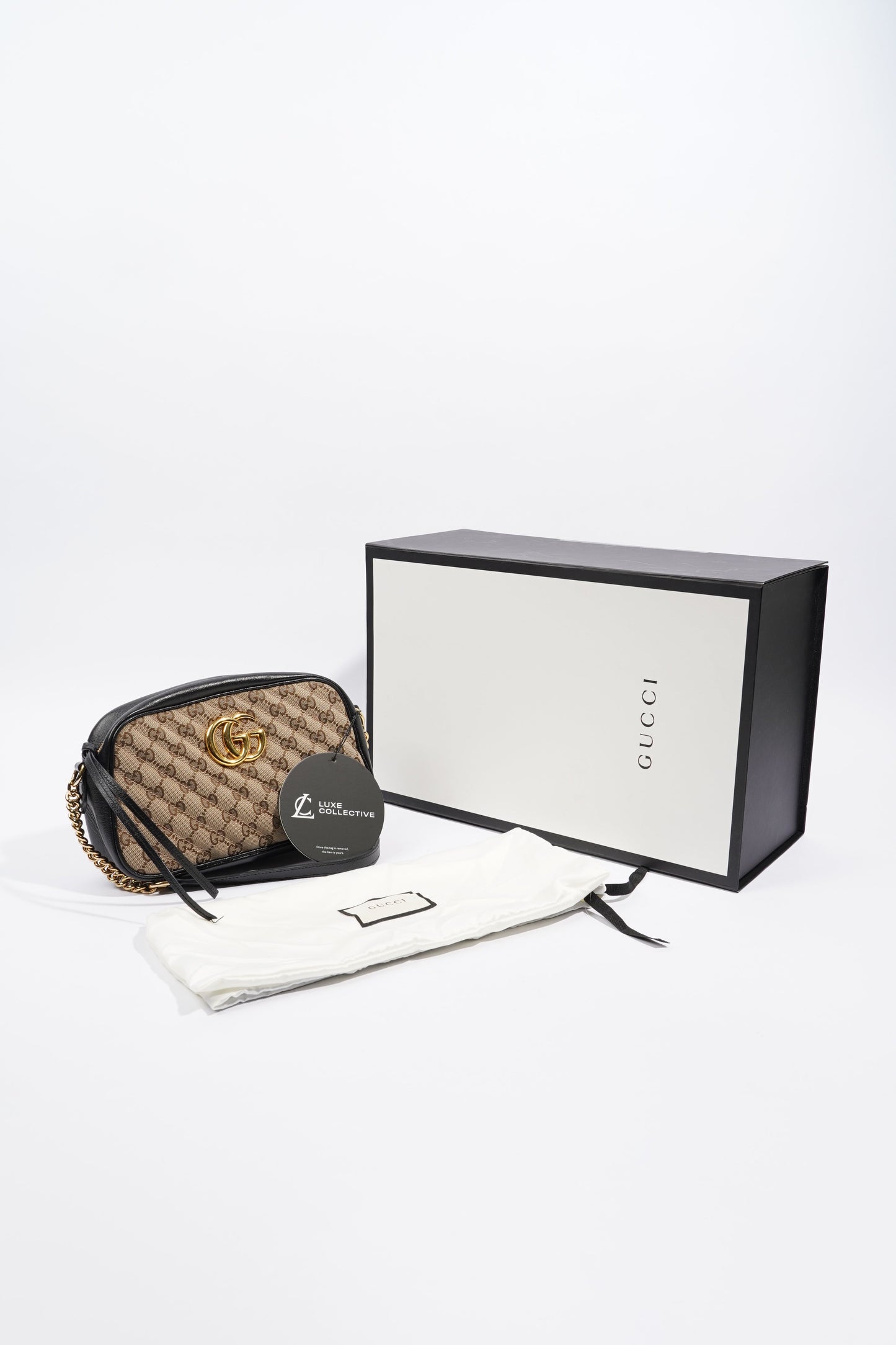 Gucci Marmont Zip Supreme Matelasse Leather Small