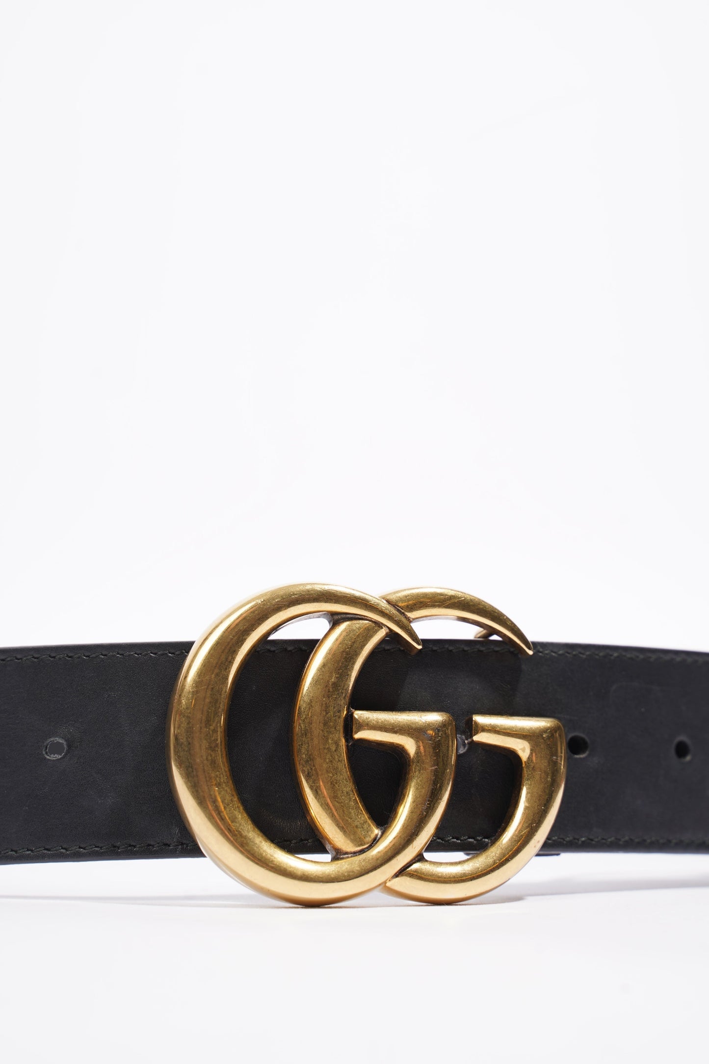 Gucci GG Marmont Belt Beige Leather 85cm 34''