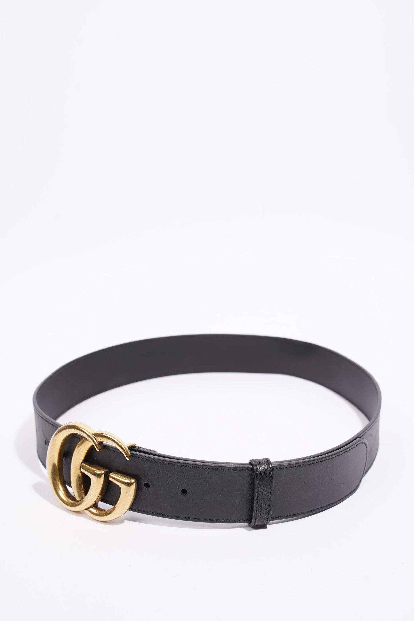 Gucci GG Marmont Belt Beige Leather 85cm 34''
