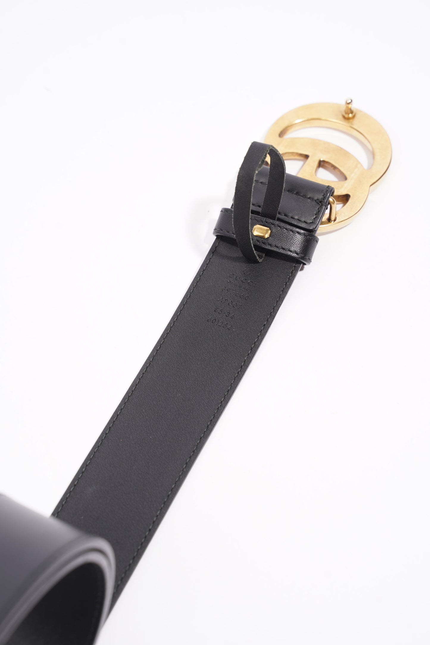 Gucci GG Marmont Belt Beige Leather 85cm 34''
