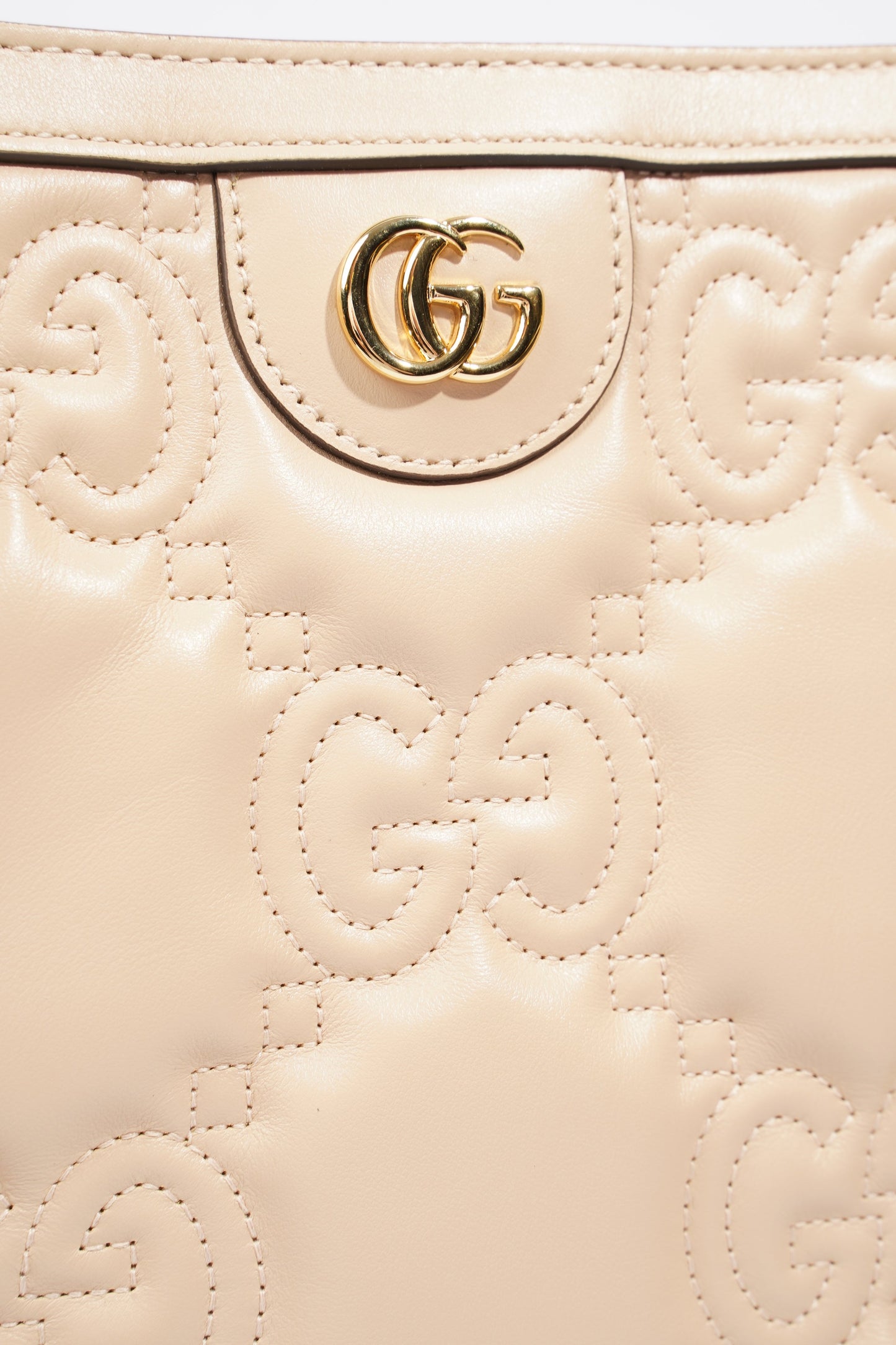 Gucci GG Medium Tote Nude Matelasse Leather