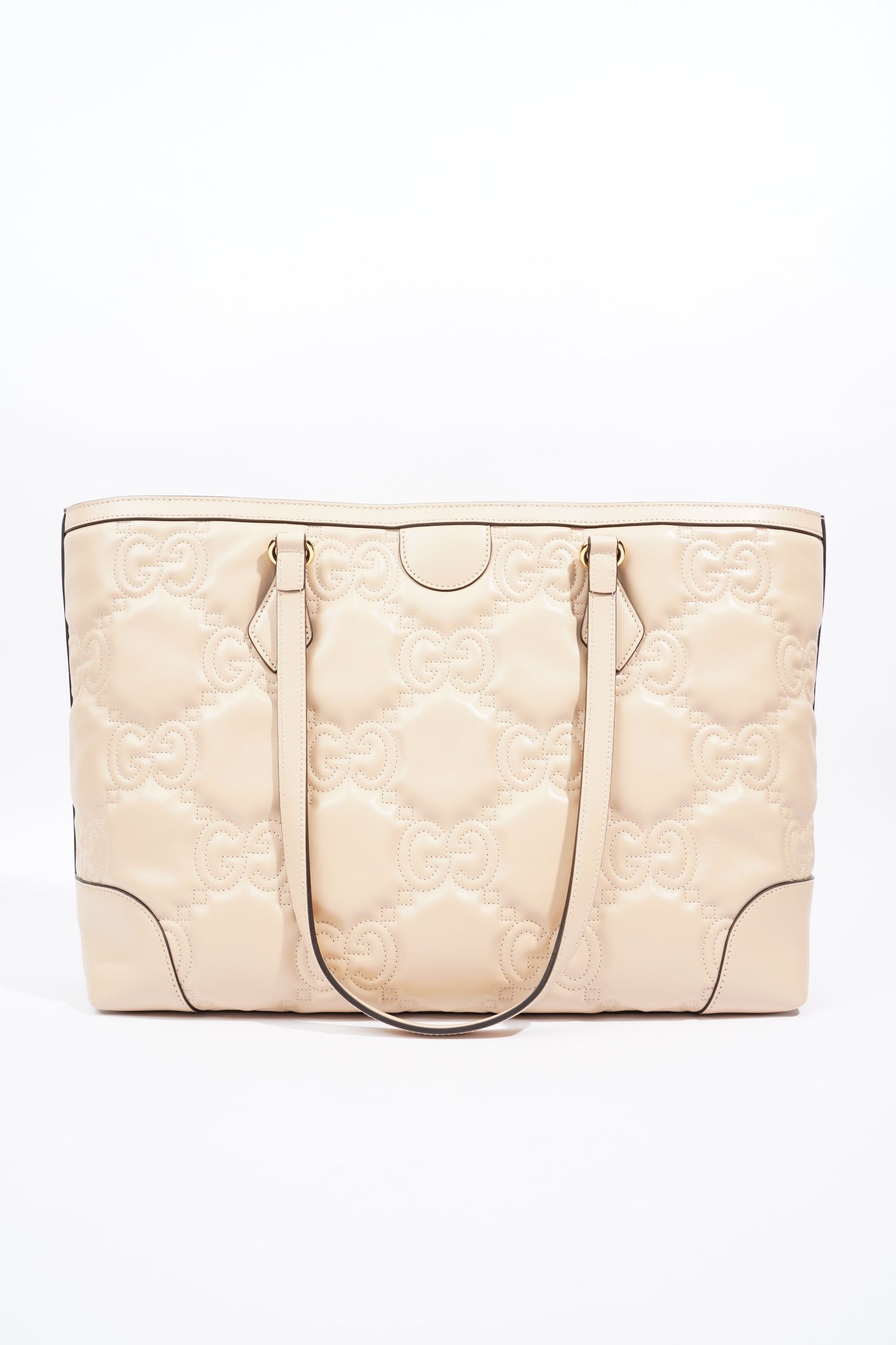Gucci GG Medium Tote Nude Matelasse Leather