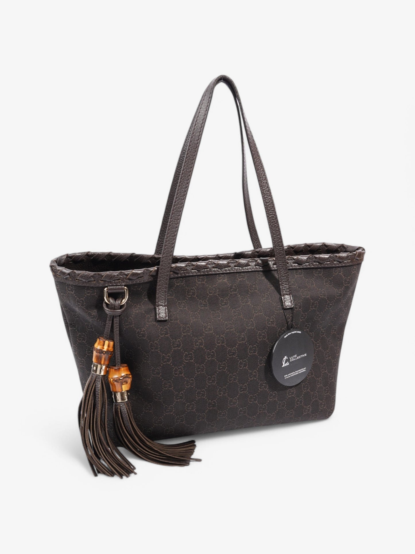Gucci GG Tassel Tote GG Supreme / Brown Denim