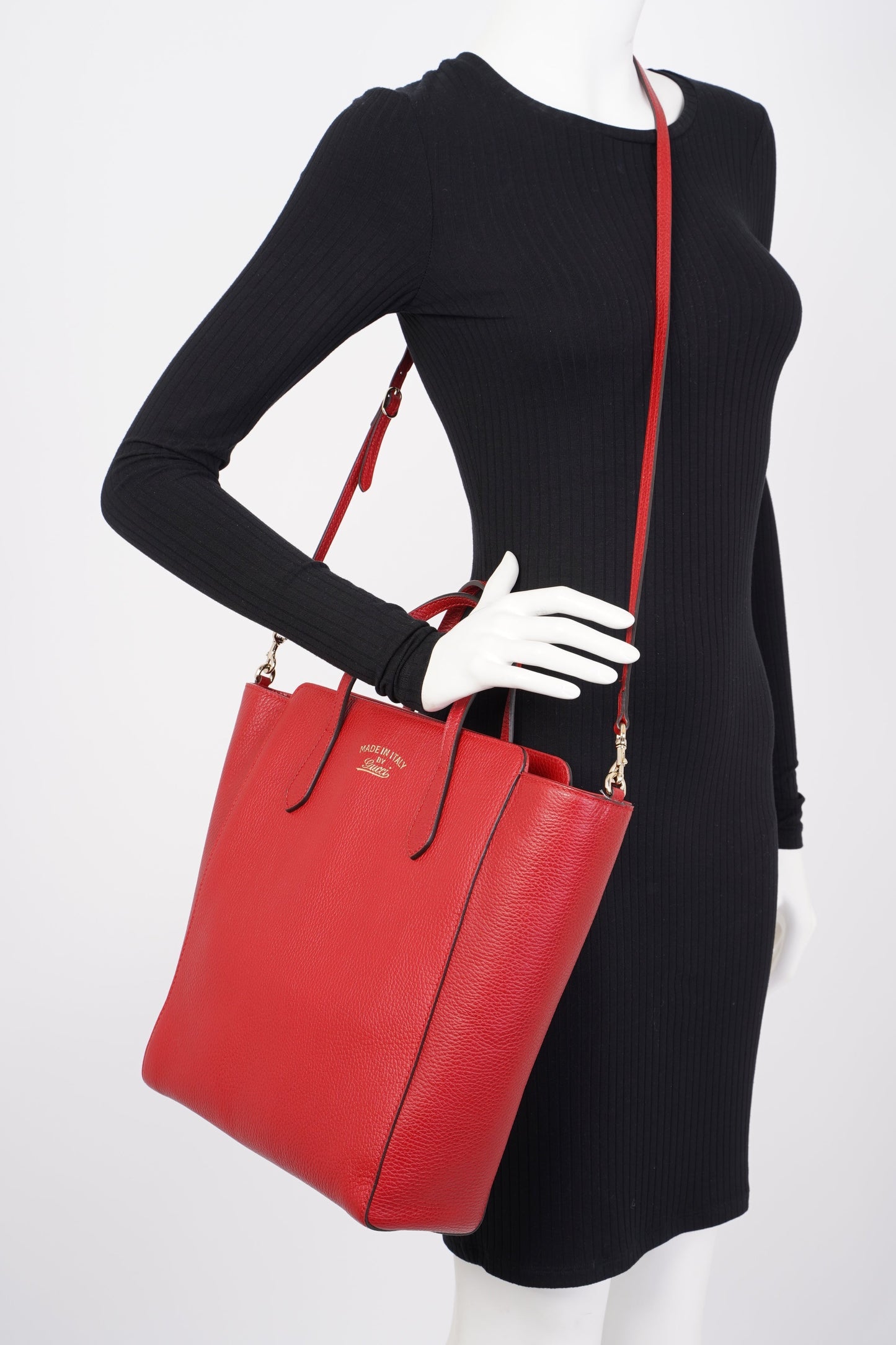 Gucci Dollar Red Leather