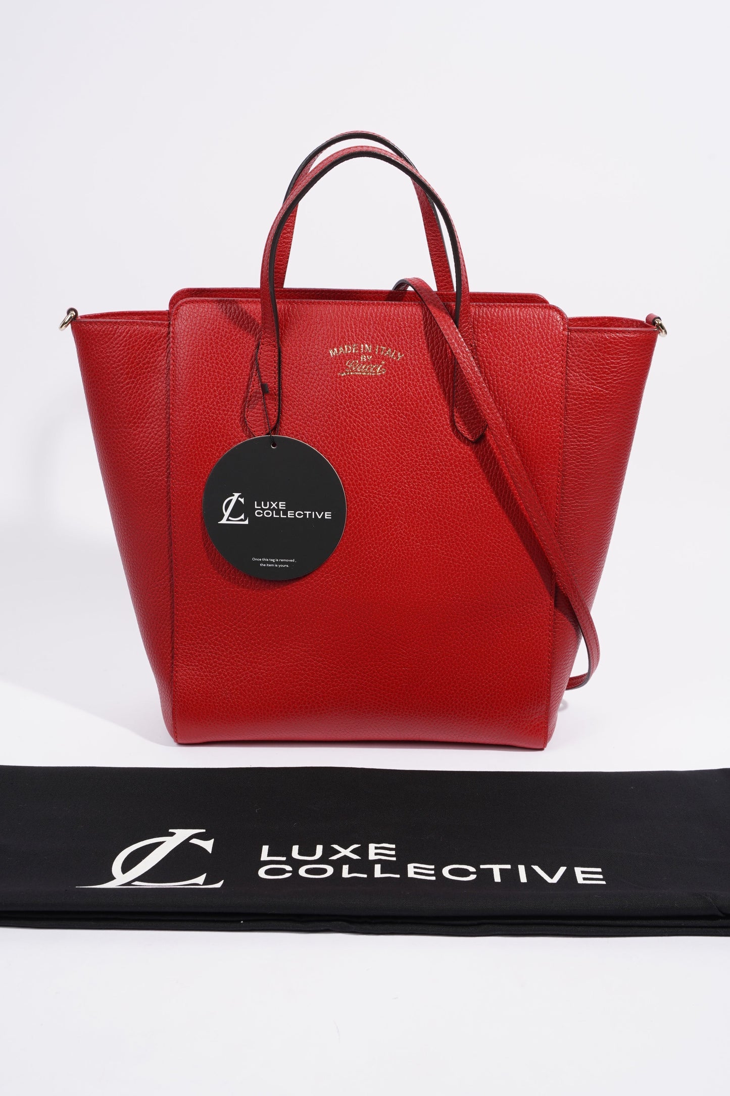 Gucci Dollar Red Leather