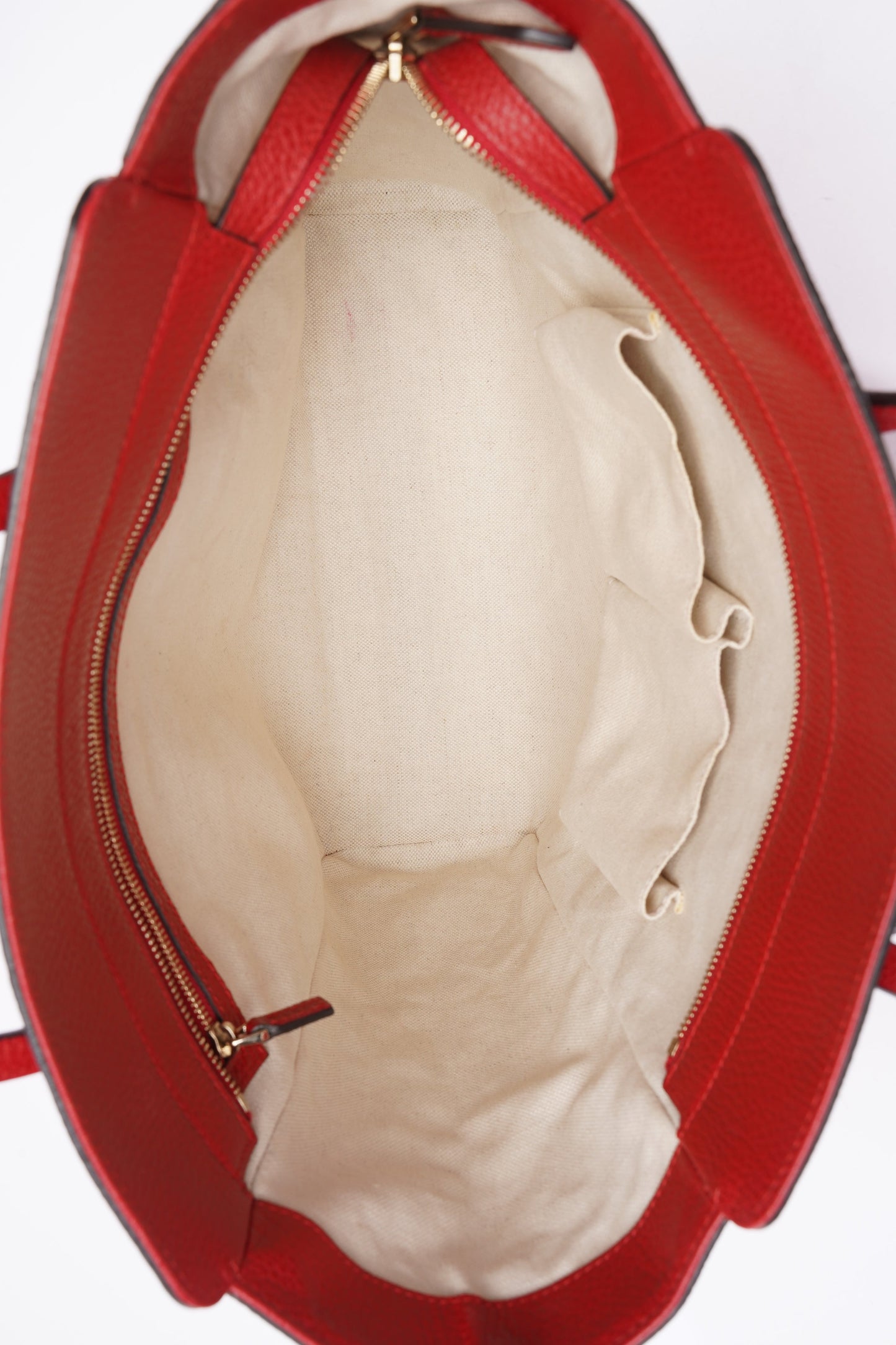 Gucci Dollar Red Leather