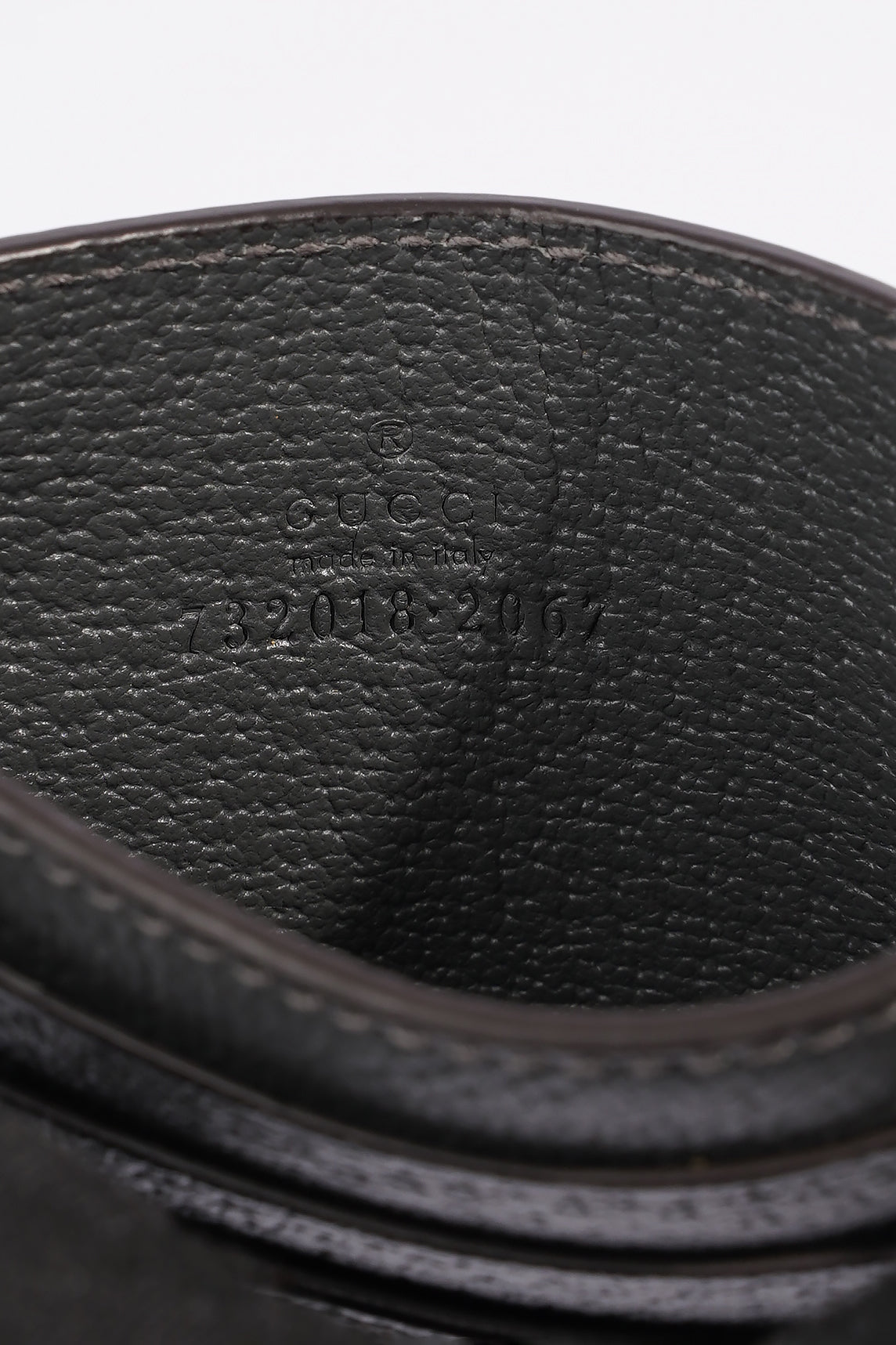 Gucci Ophidia GG Card Holder Grey / GG Supreme Coated Canvas