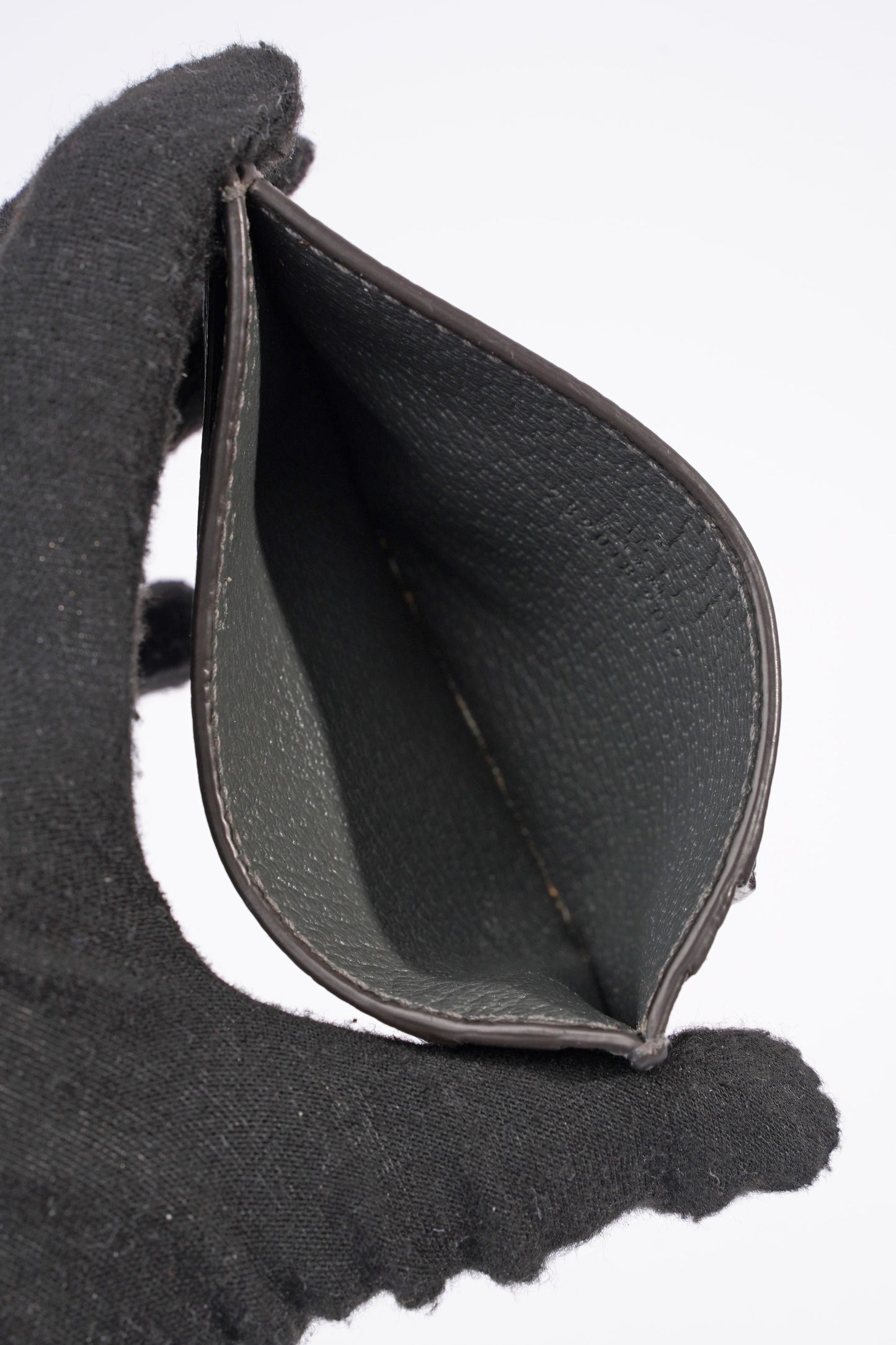 Gucci Ophidia GG Card Holder Grey / GG Supreme Coated Canvas