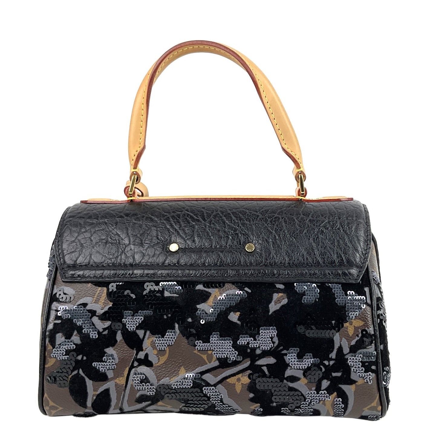 LOUIS VUITTON Carrousel Fleur de Jais Monogram Canvas Bag