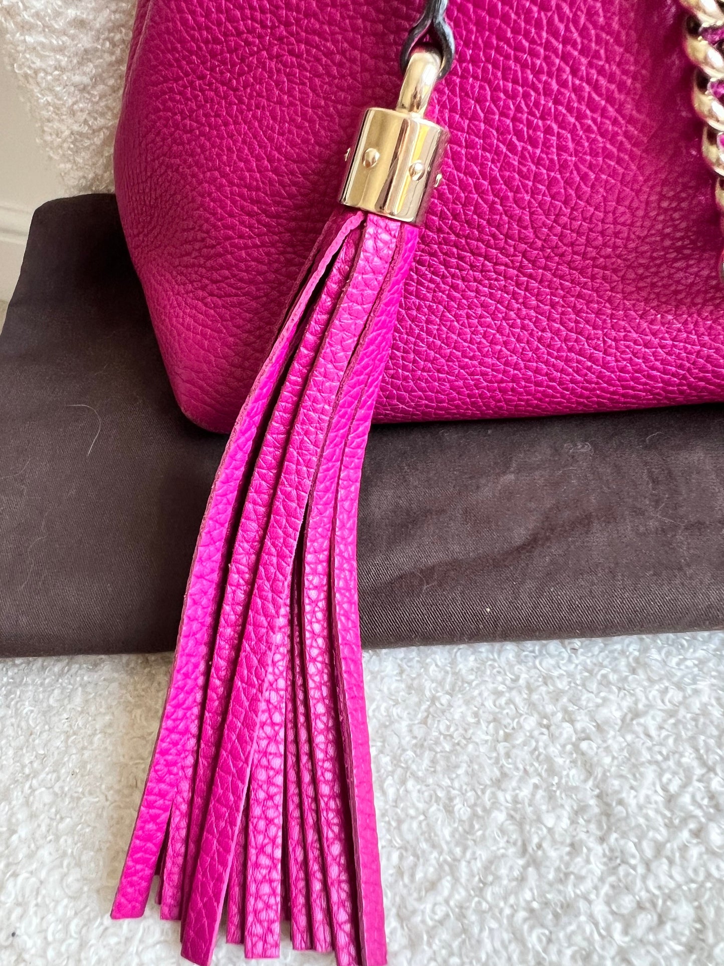 Gucci Pink Soho Chain Tote (RRP £1350)