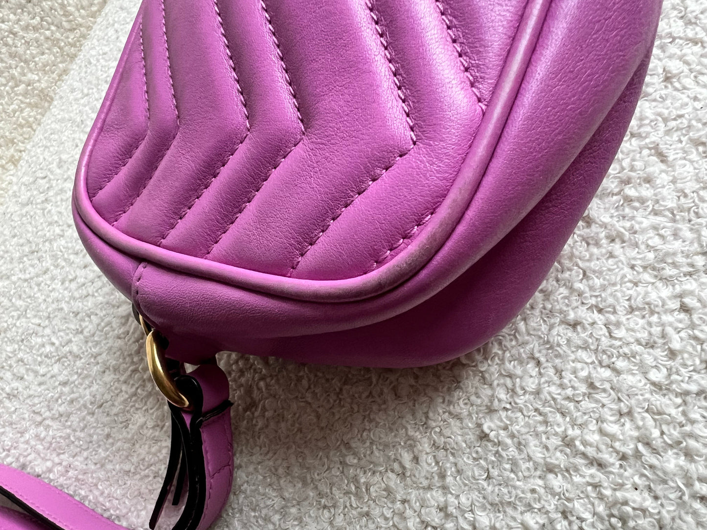 Gucci GG Pink Marmont Clutch